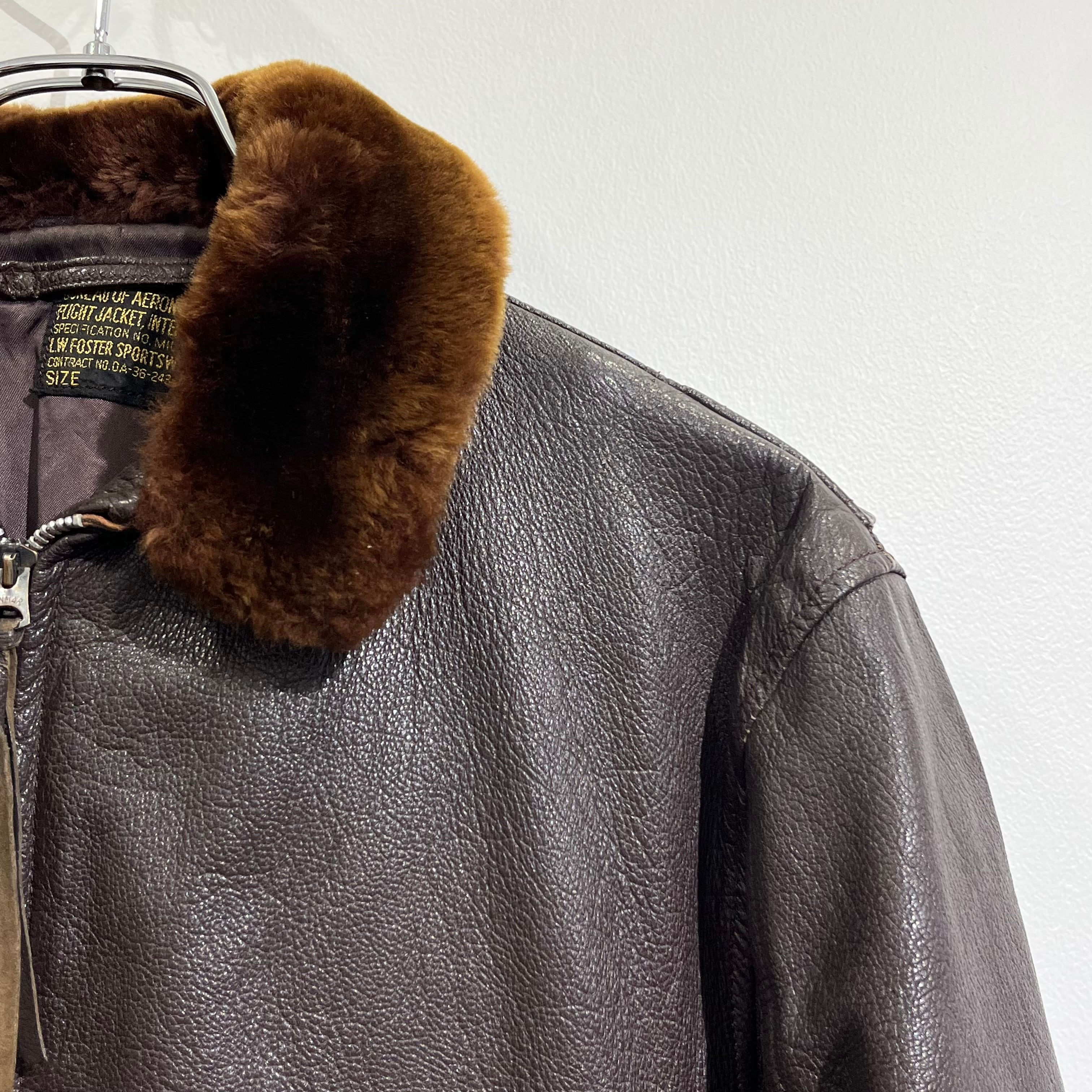 40s US NAVY G-1 Flight Jacket 40s US NAVY G-1 フライトジャケット