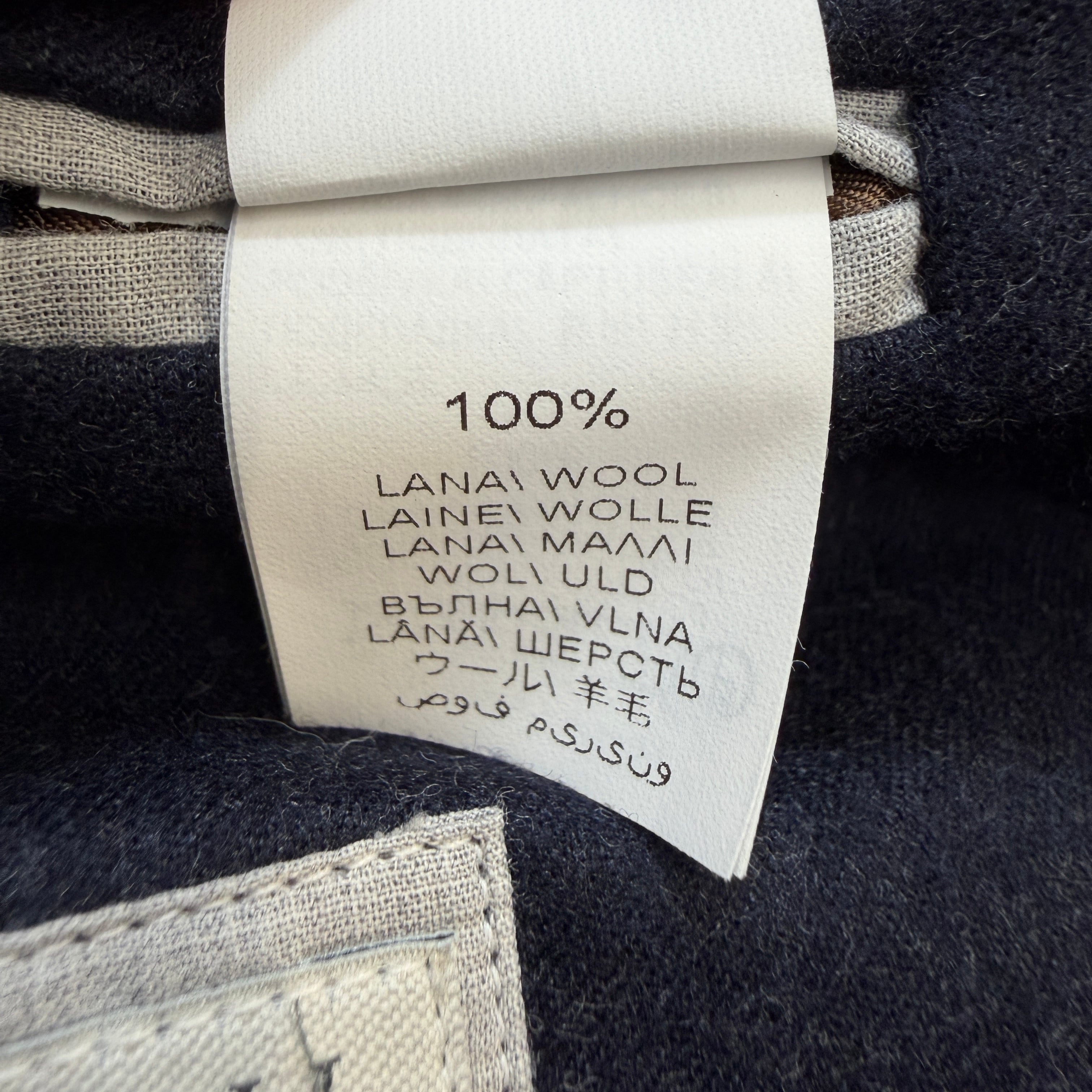Brunello Cucinelli Suit Wool Navy 44 | ASSET VINTAGE アセット