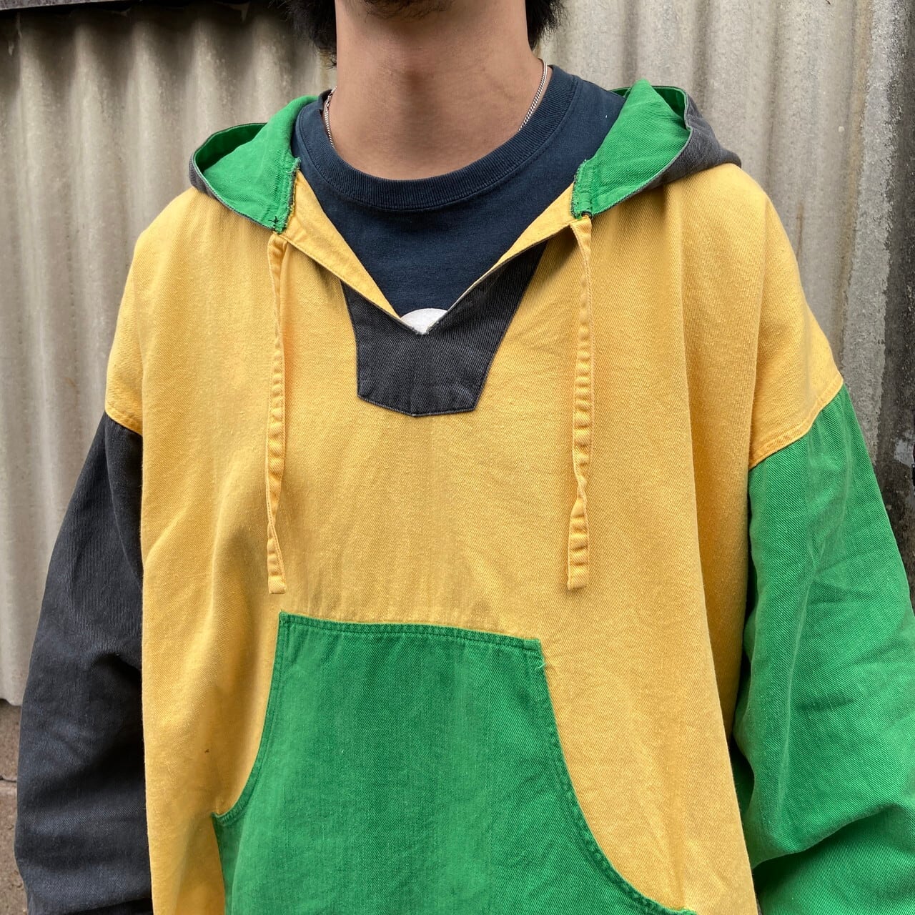 ヒステリックグラマー 古着ヴィンテージ パーカー 90s イエロー系 y2k