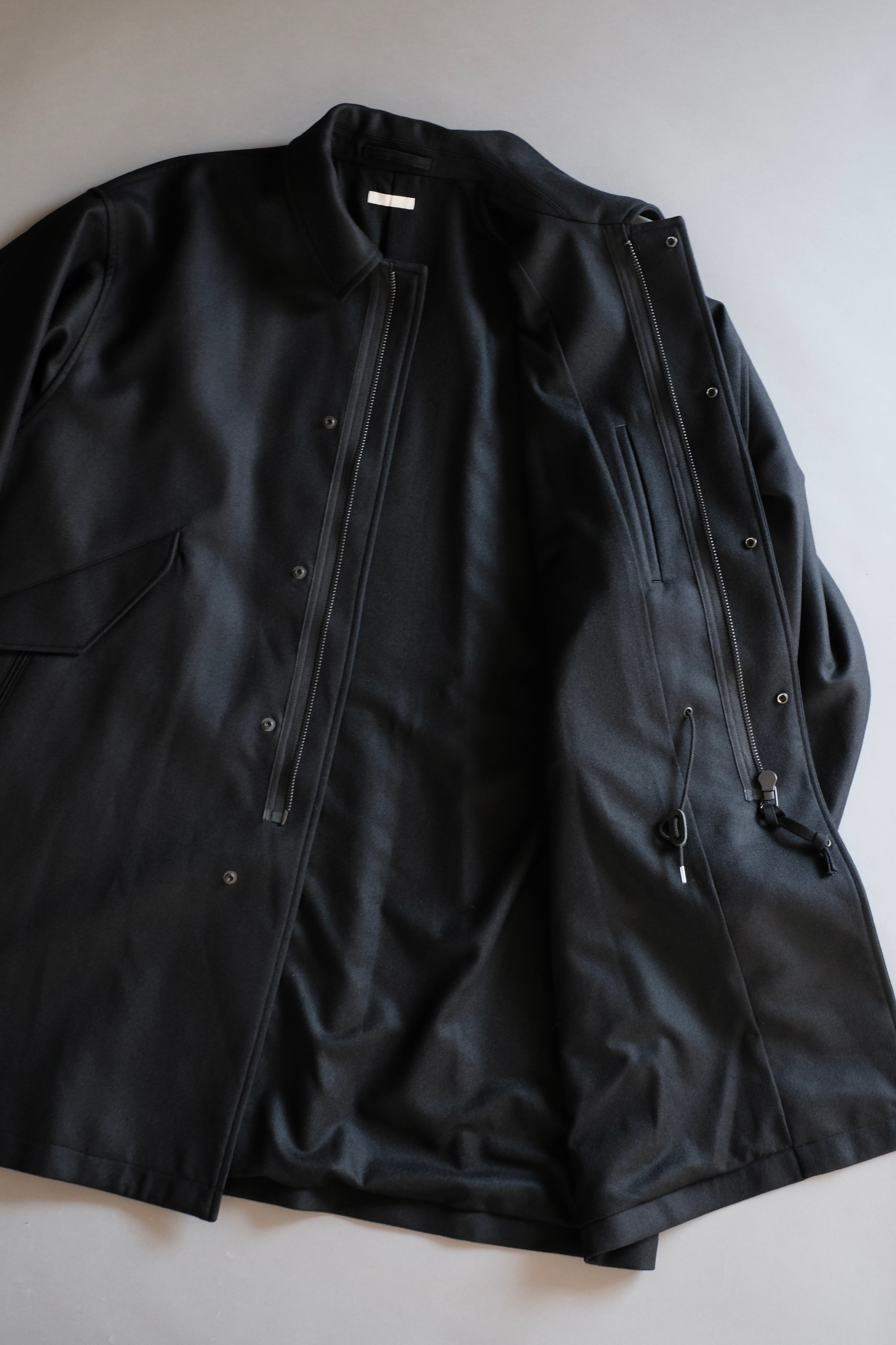 ULTERIOR / SUPER FINE LIGHT MELTON B/C FIELD COAT | LIVING