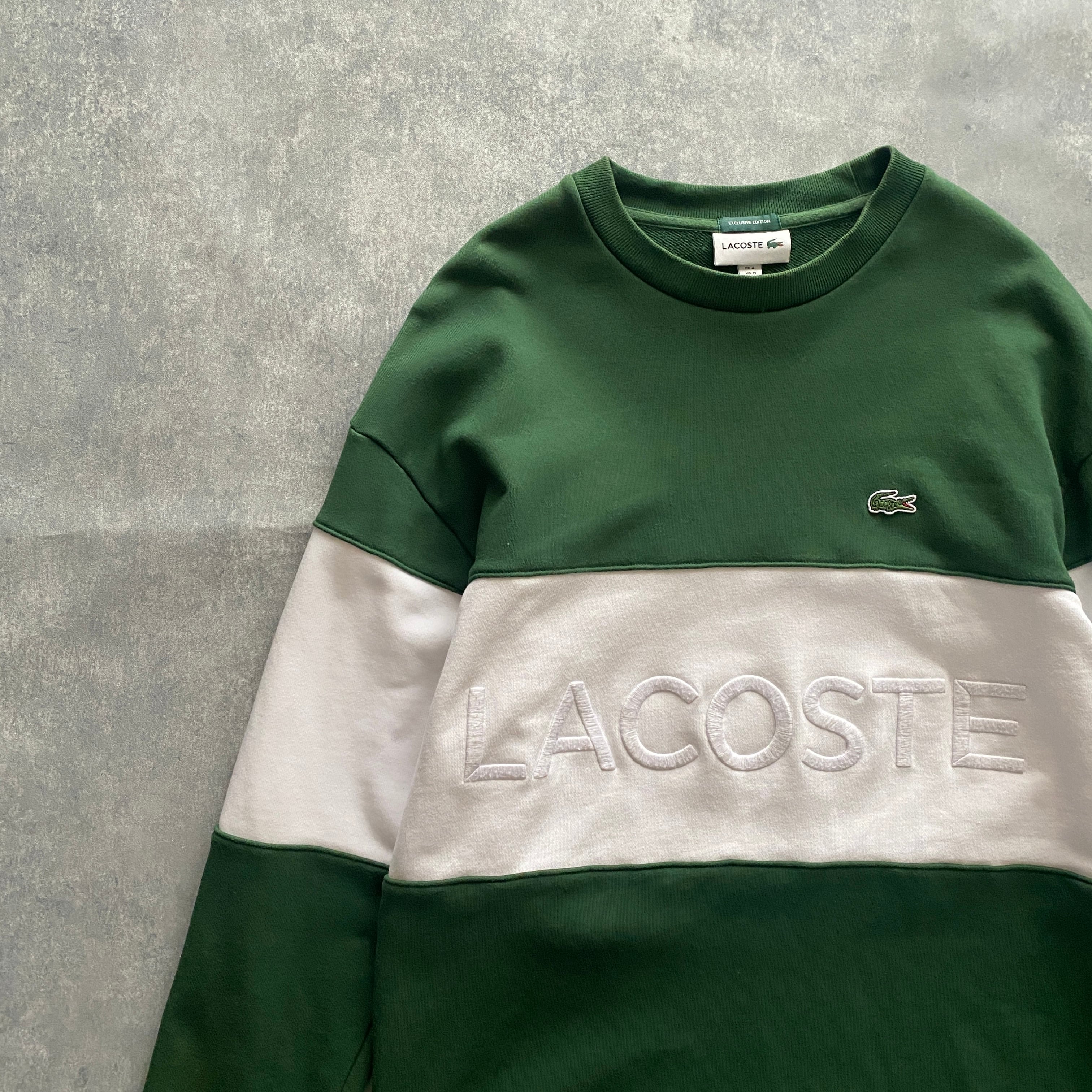 【人気トラックジャケット◎】LACOSTEワンポイント刺繍ロゴイエロー長袖