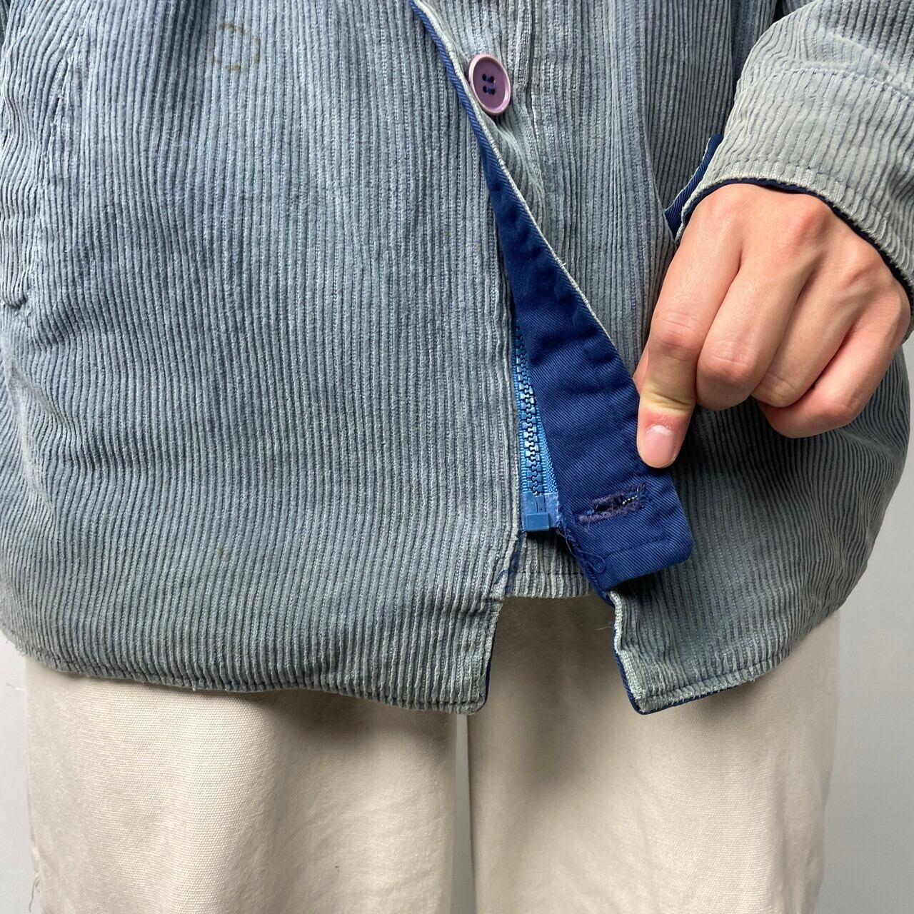 80年代 155EAST リバーシブル ワークジャケット コーデュロイ メンズXL