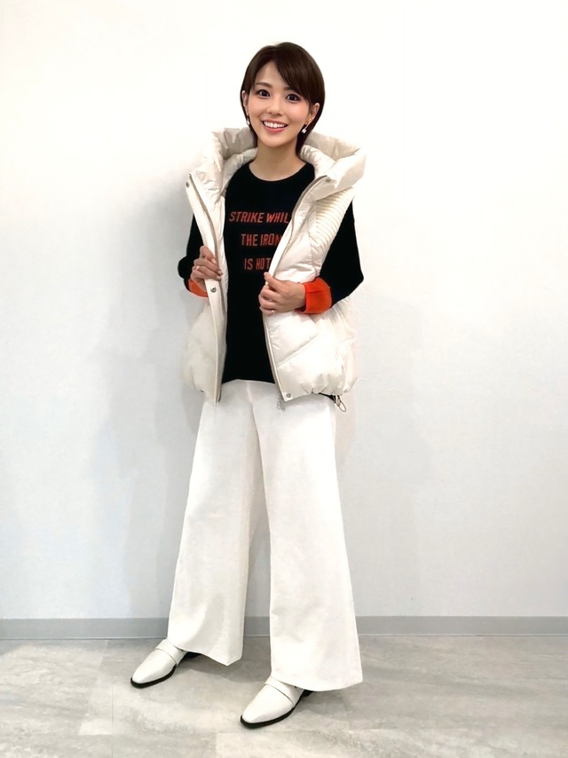 ニットコンビ中綿ベスト