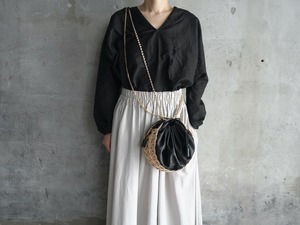 MSNOM FOR poefu N0.8 Classic Double Chain Bag  チェーンタイプ-C（chain＋small pearl chain）