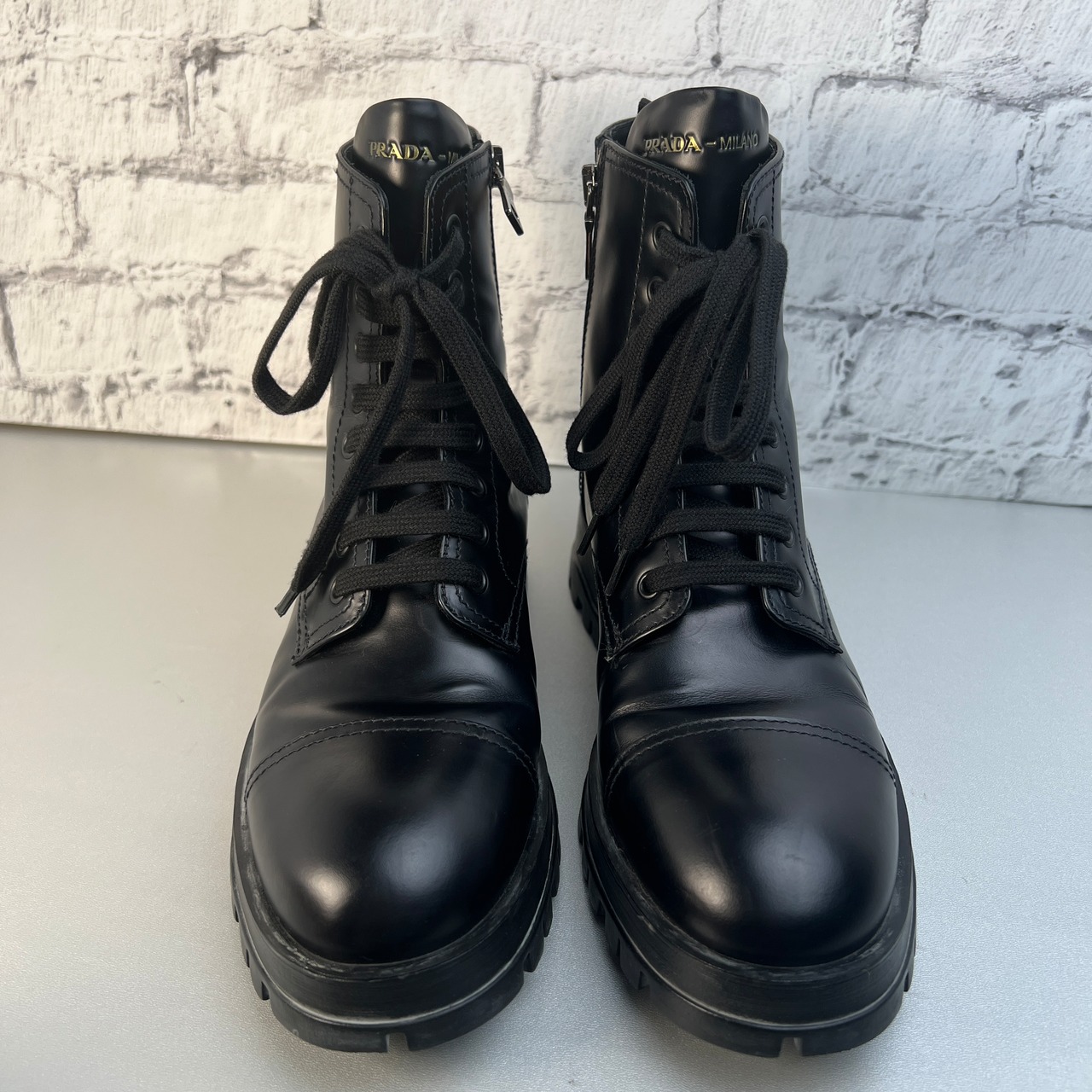 PRADA プラダ ブーツ ブラック A-10530