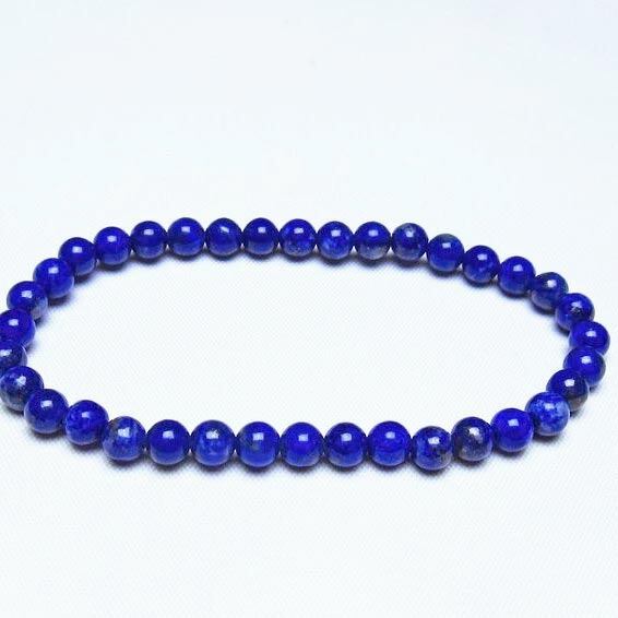 ラピスラズリ ブレスレット 5mm 一点物 メール便可 [M便 1/10] 111-48381