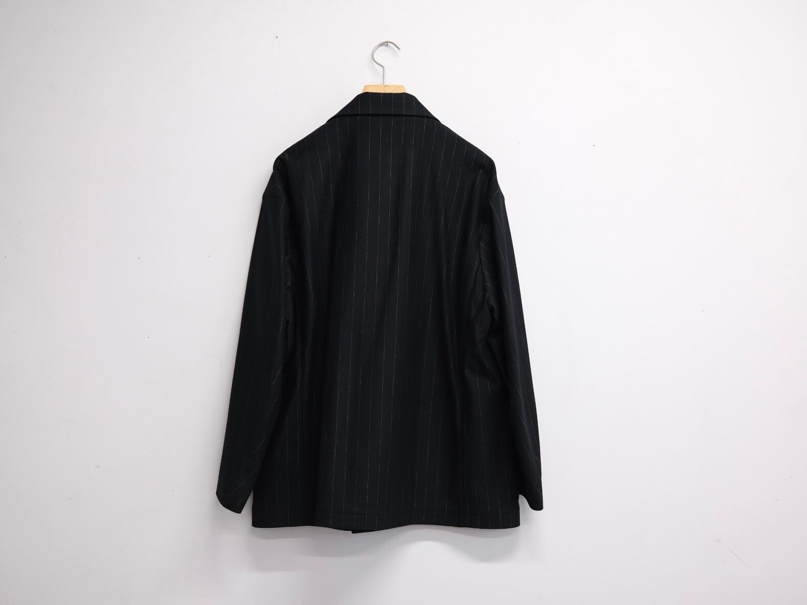 KANEMASAPHIL” PrevNext 36G Wool Stripe Double Jacket” | Lapel