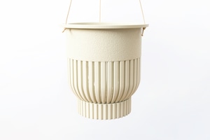 ハンギングみらい鉢(4号サイズ)|オフホワイト