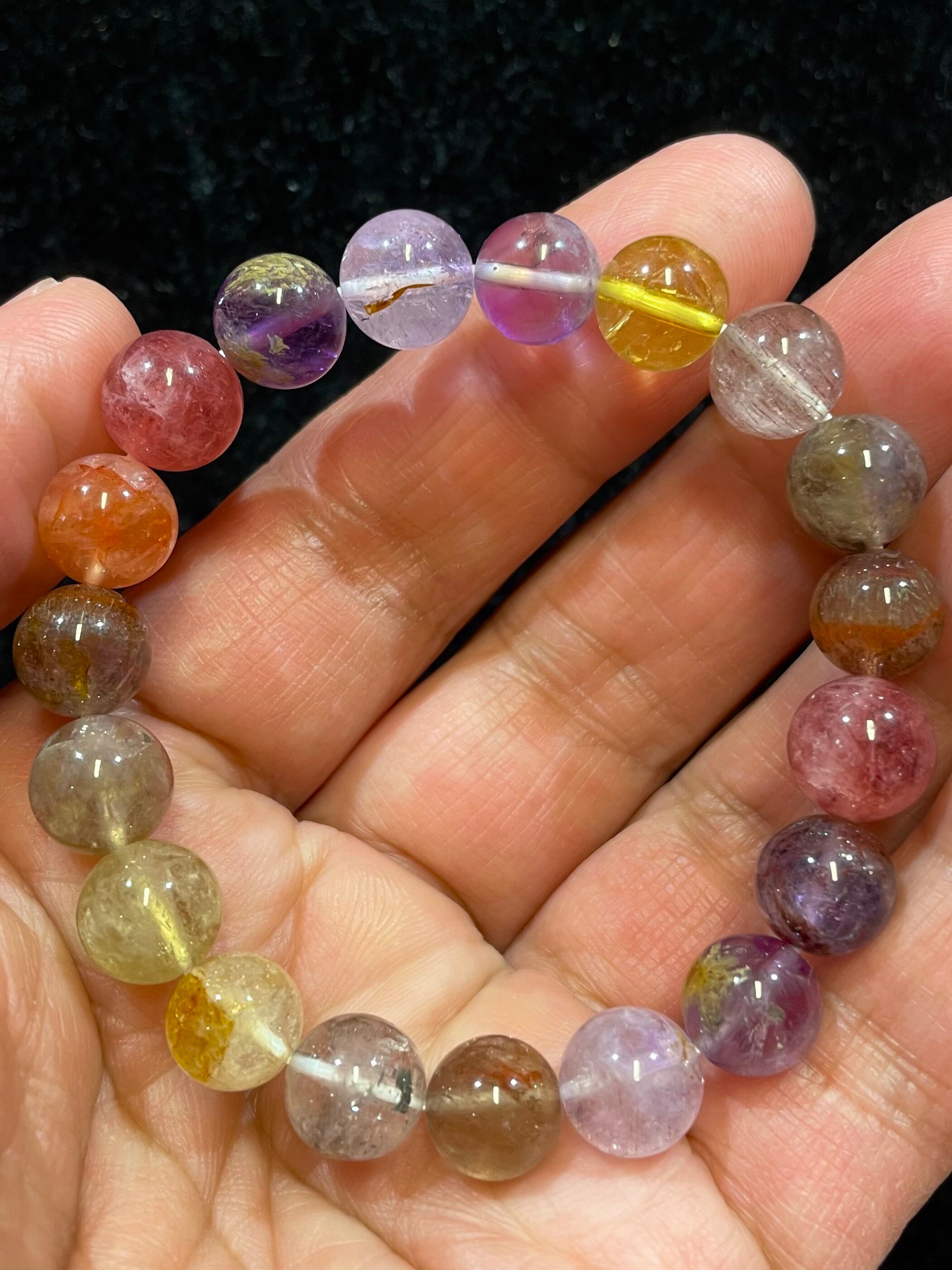 3) スーパー「オーラライト23」10mmキャンディーブレスレット