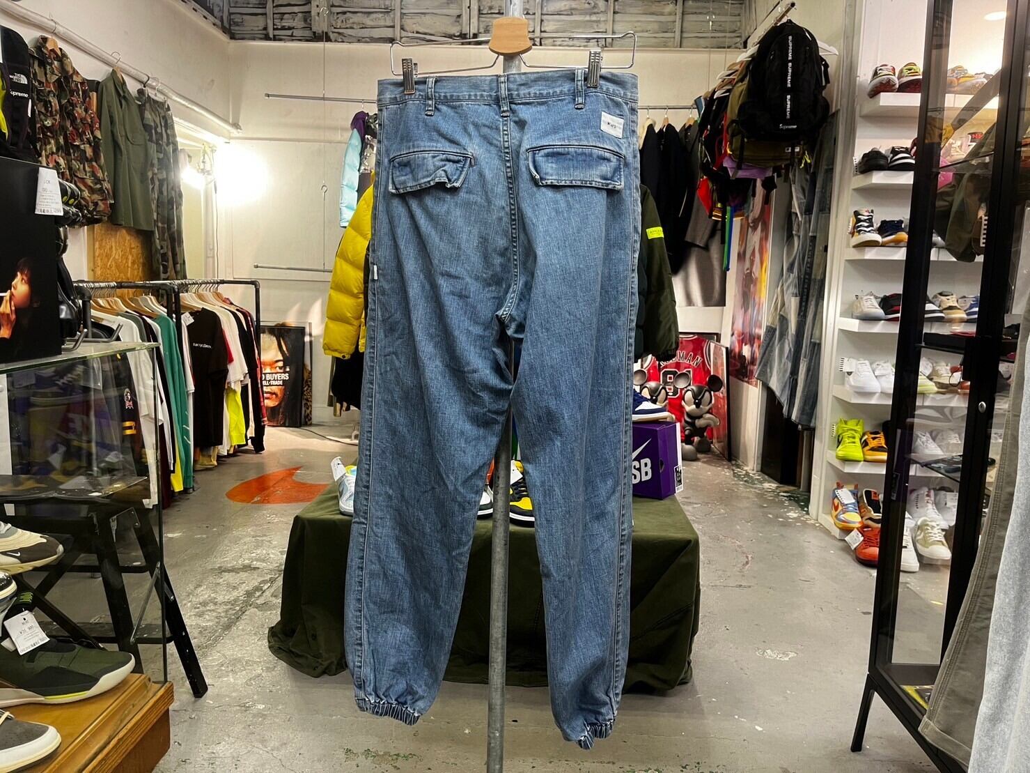 WTAPS BOONIE TROUSERS COTTON.DENIM 192GWDT-PTM02 INDIGO 02 04165 