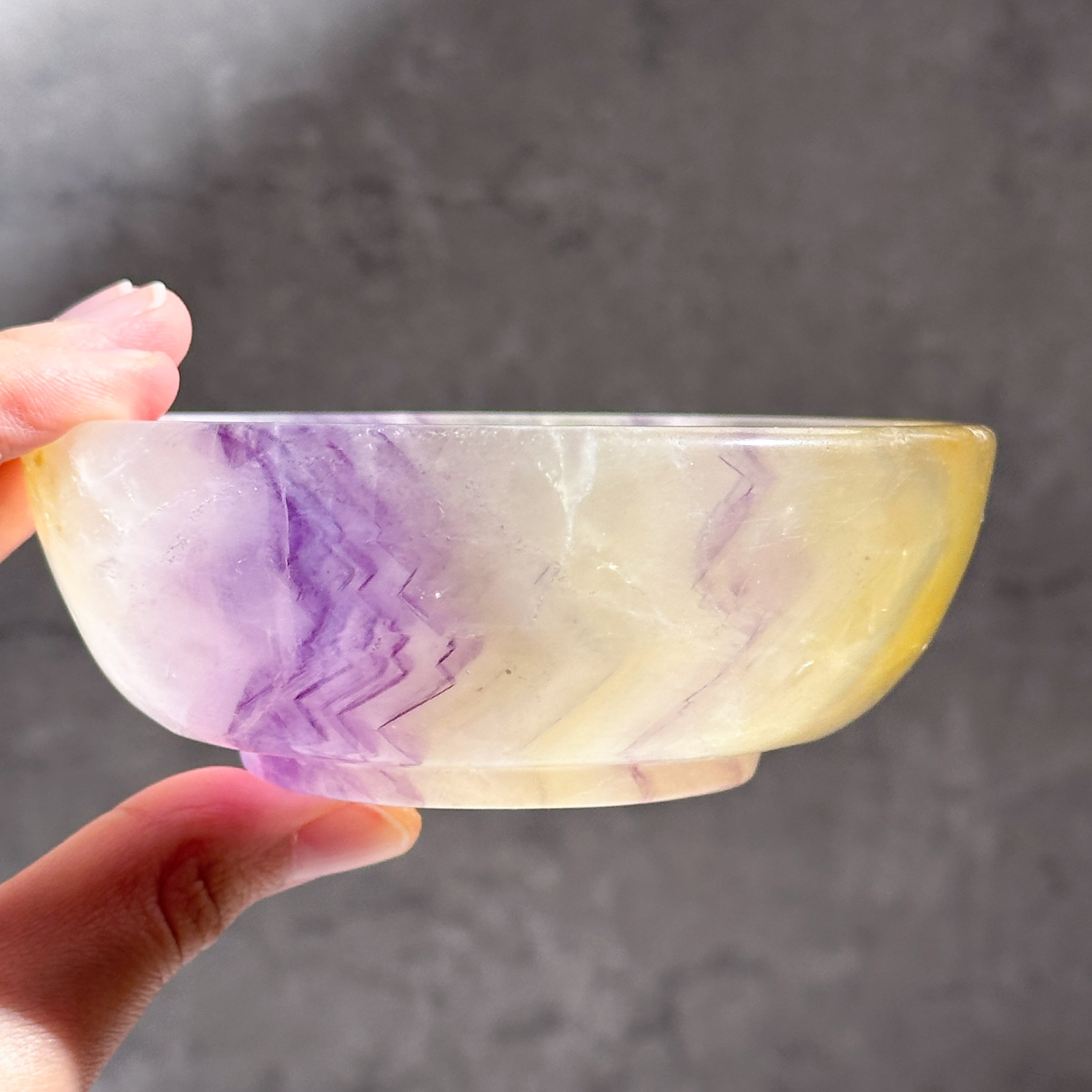 レインボーフローライトのうつわ03◇ RainbowFluorite ◇天然石・鉱物