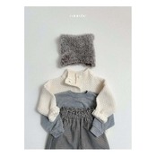 【取寄】minirobe ワッフルハイネックカーディガン｜冬服｜韓国子供服