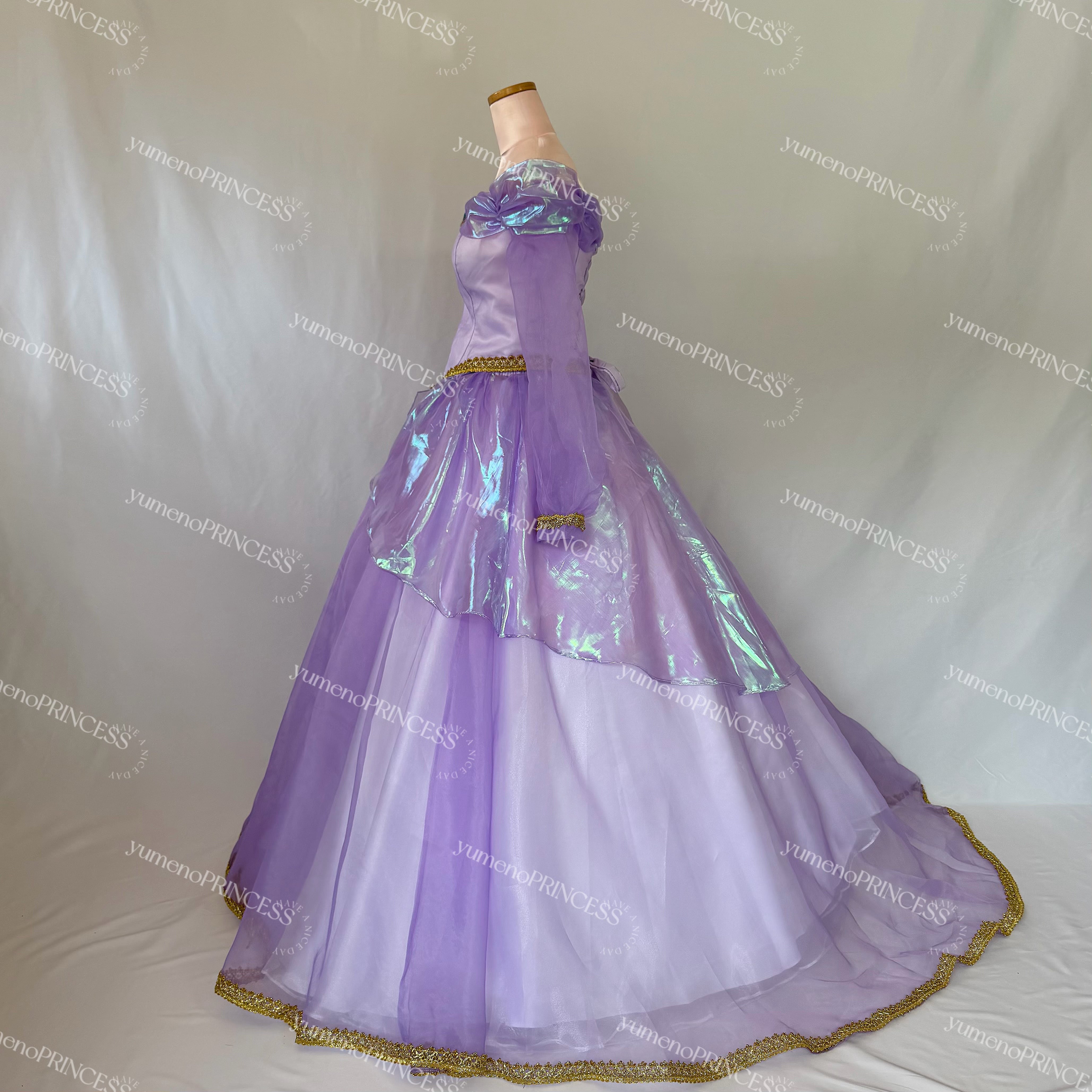 dハロ ジャスミン パープルドレス オーダーメイド衣装 | yumenoPRINCESS