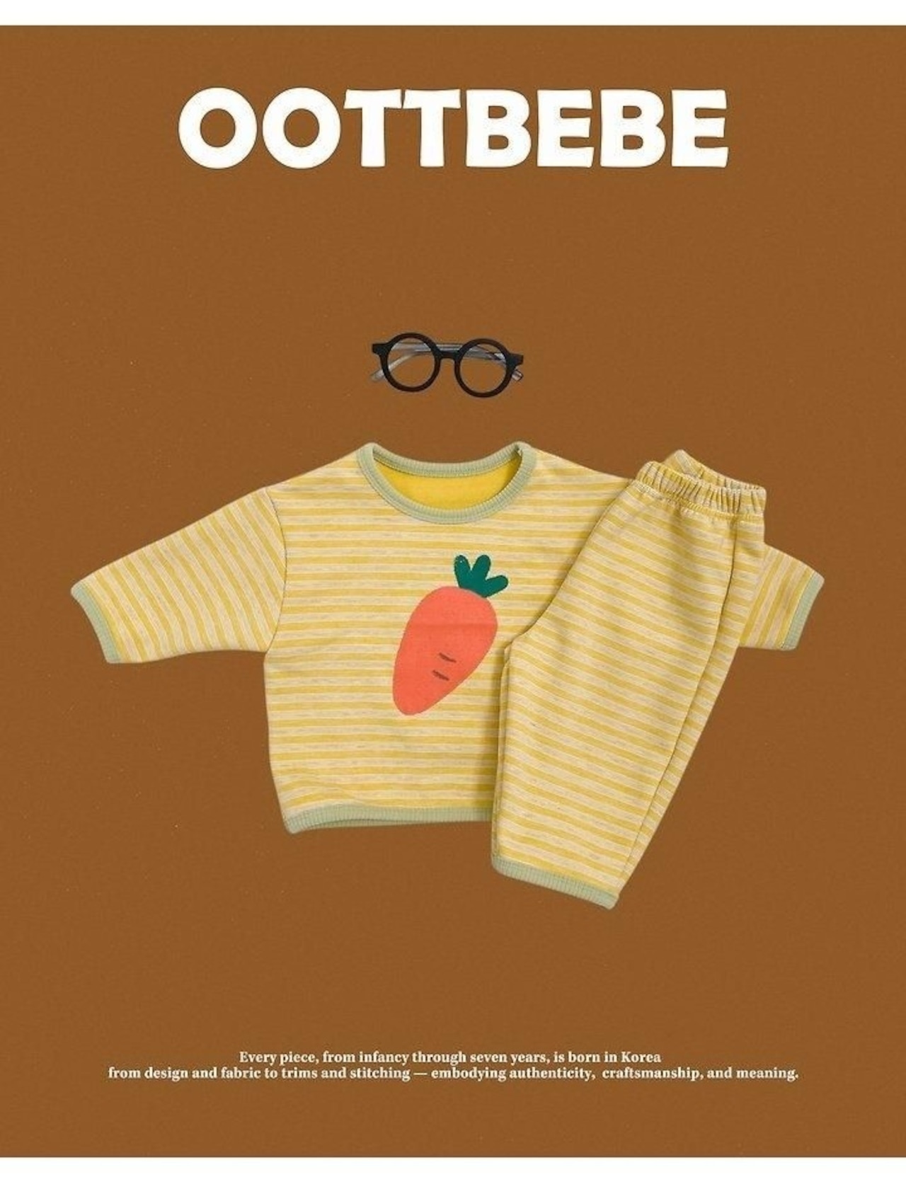 韓国子供服 / 26winter / oottbebe / フルーツ上下セット / ベビー&キッズ / 冬服 *XS~XL*