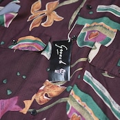 goouch dead stock design pattern silk shirt