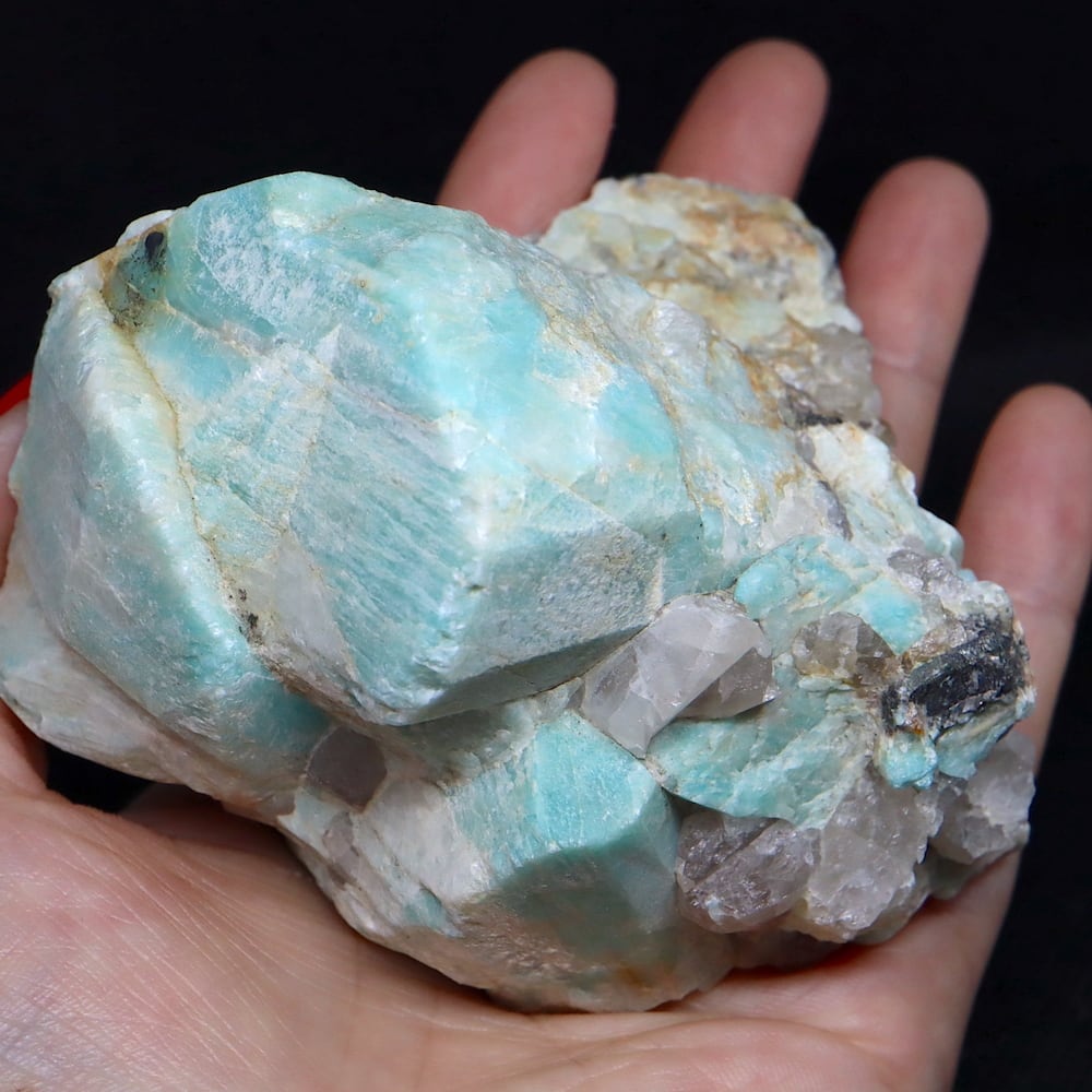 コロラド州産 アマゾナイト 原石 385,5g AZ0094 天河石（てんがせき