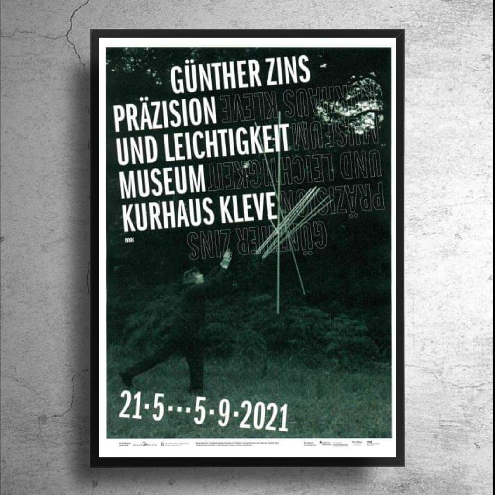 現代美術家『ギュンター・ジンス』ドイツ現代美術館制作ポスター