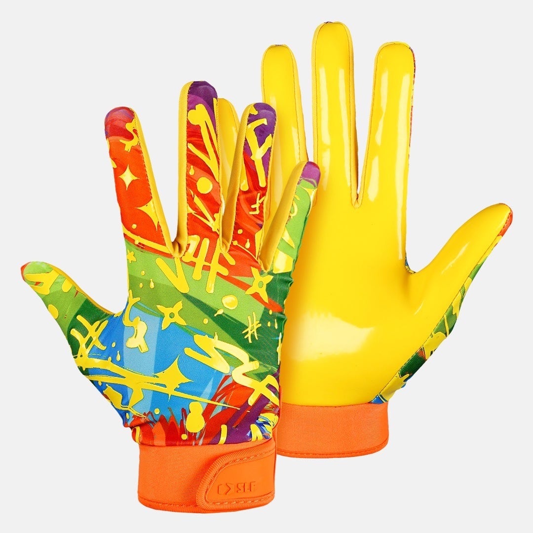 SLEEFS STICKY COLORFUL アメフト レシーバー グローブ | END ZONE