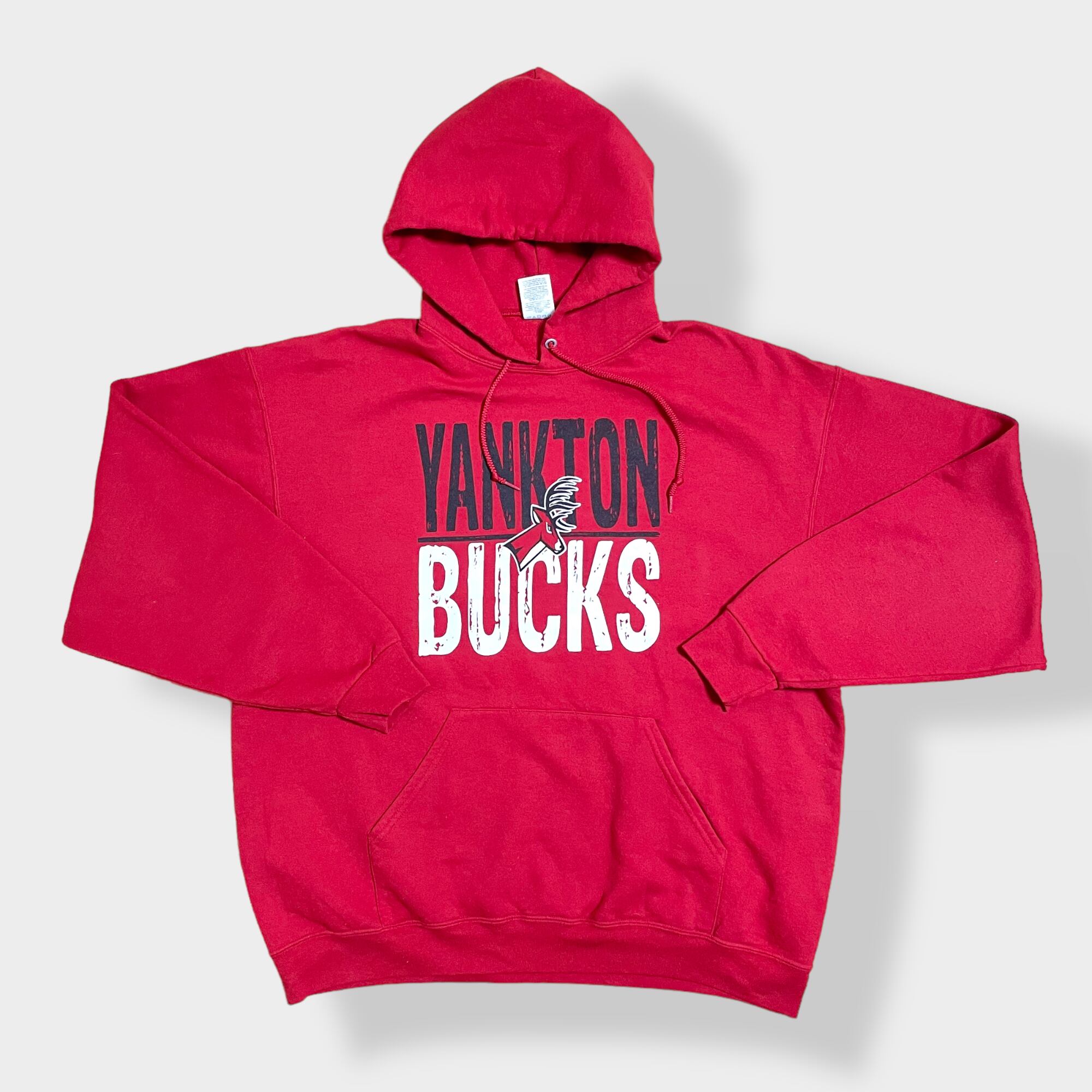 JERZEES】高校 バスケ部 YANKTON BUCKS プリント ロゴ スウェット