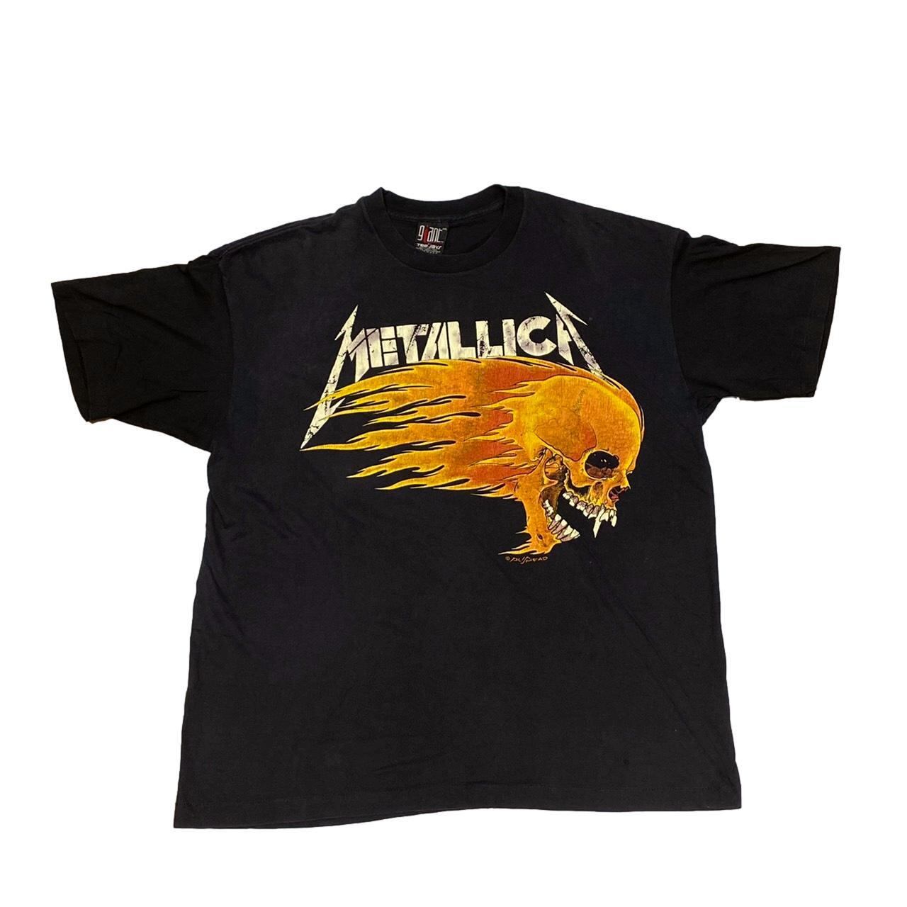 METALLICA SUMMER SHIT FLAME PUSHEAD SKULL GIANT XXL 8401 | BRAND BUYERS OSAKA METALLICA SUMMER SHIT FLAME PUSHEAD SKULL GIANT XXL 8401 | BRAND BUYERS OSAKA