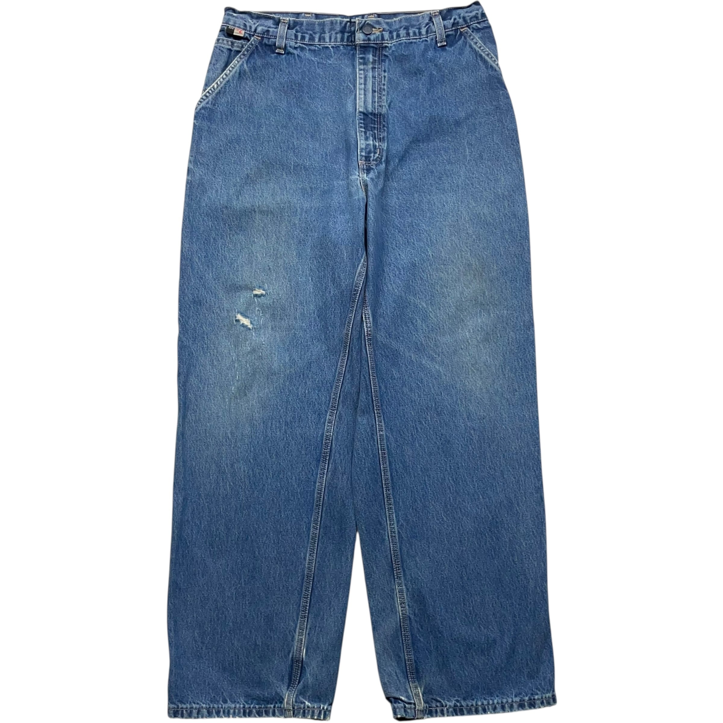 《実寸W33L31》Carhartt カーハート ペインターパンツ ワークパンツ デニムパンツ Carhartt FR 難燃性 no.9018