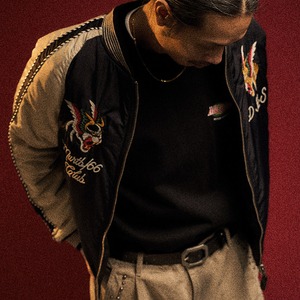 ダブルフェイス・エンブロイダリーボンバージャケット K5571