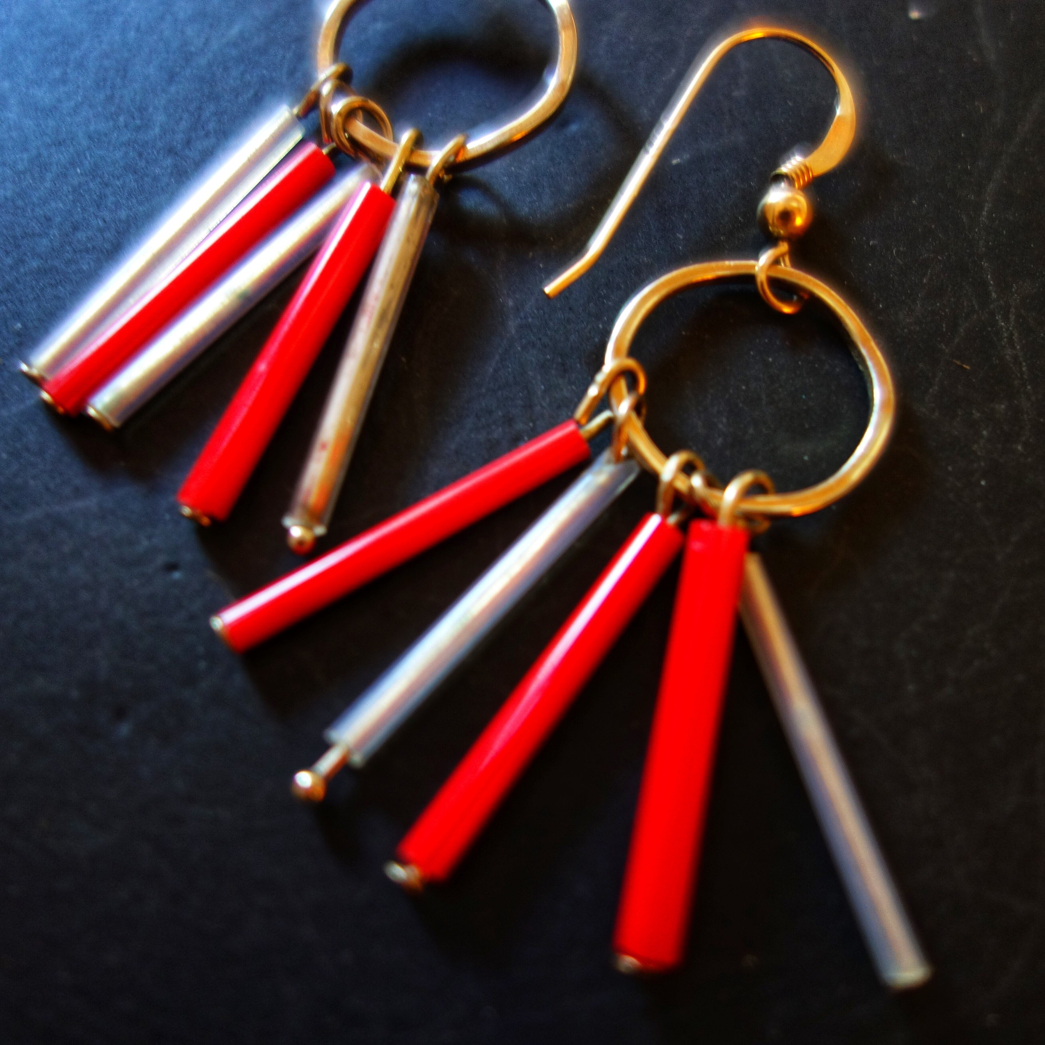 10本セット 竹ビーズ ムラーノガラス シルバー 1950年代 | チェコ