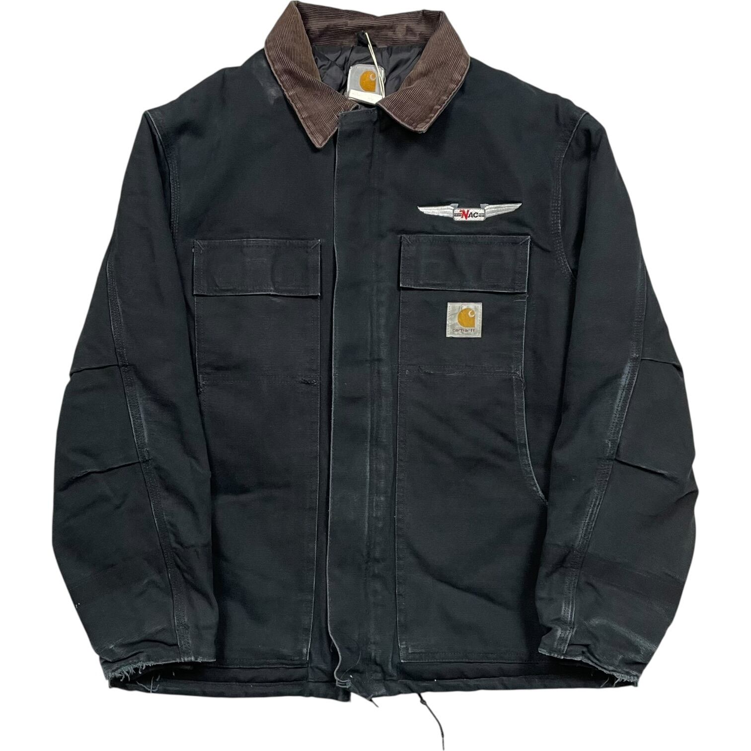 《L》Carhartt カーハート トラディショナルジャケット 刺繍ロゴ ブラック no.9785
