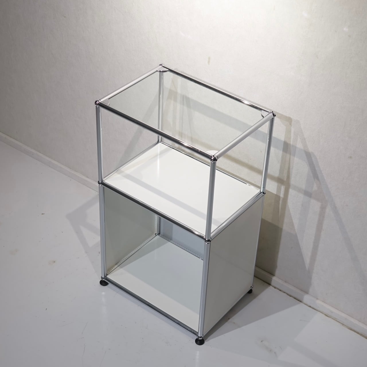 美品■USM Haller USMハラー■2列2段 キャビネット 収納 ホワイト 美品□USM Haller USMハラー□2列2段 キャビネット 収納 ホワイト USM