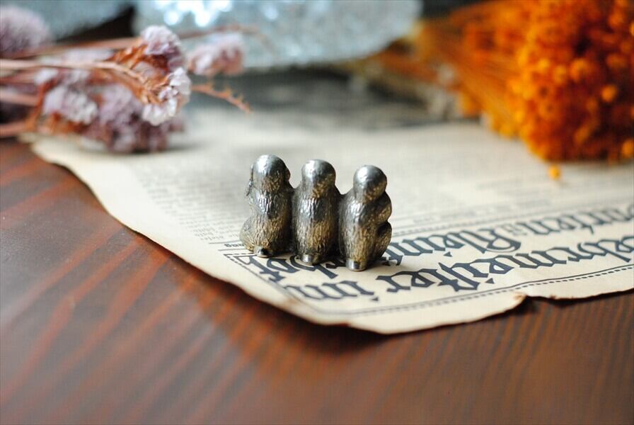 見猿聞か猿言わ猿 イギリス ヴィンテージ 猿 アンティーク 雑貨 【公式