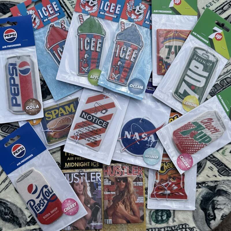 AIR FRESHENER/7UP、7UP/Peter Max/Flower（LEMONの香り）、7UP缶