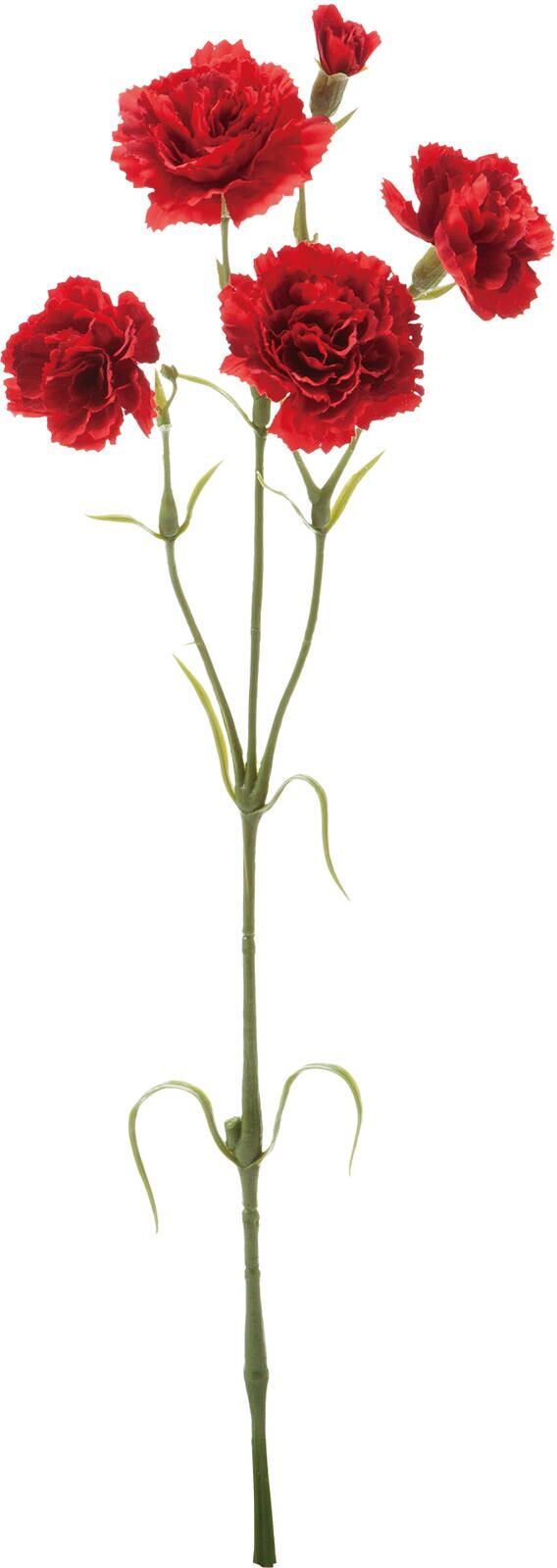 カーネーションスプレー レッド系 FA-7264R 4961823695803 造花