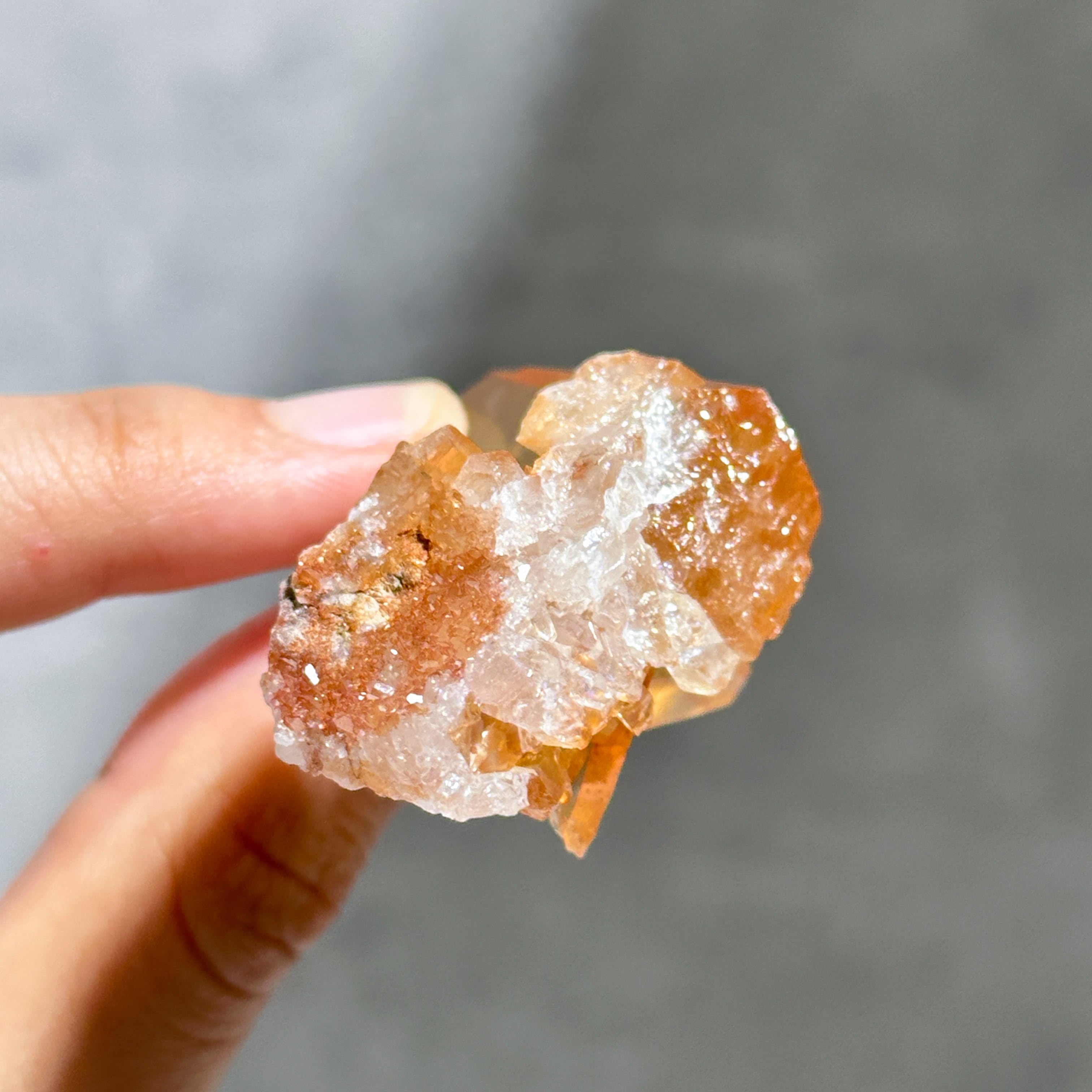 ミナスジェライス産タンジェリンクォーツ クラスター23◇ Tangerine