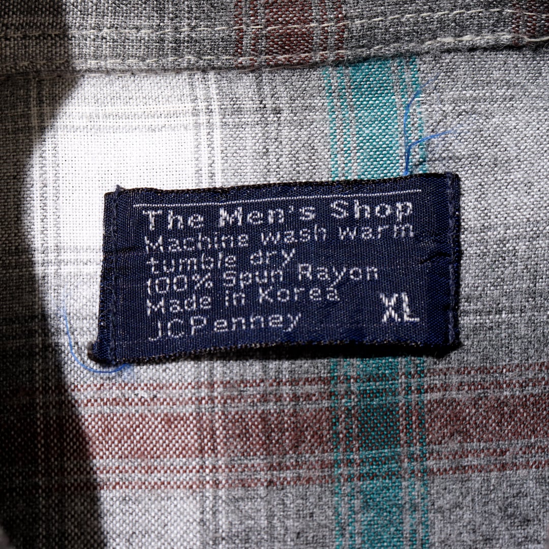 希少 JC Penney 70s XL レーヨン オンブレ ウエスタンシャツ | ENCOUNT