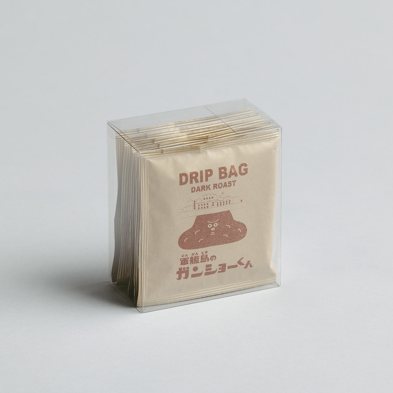 ドリップパック　５個セット　軍艦島のガンショーくんパッケージ