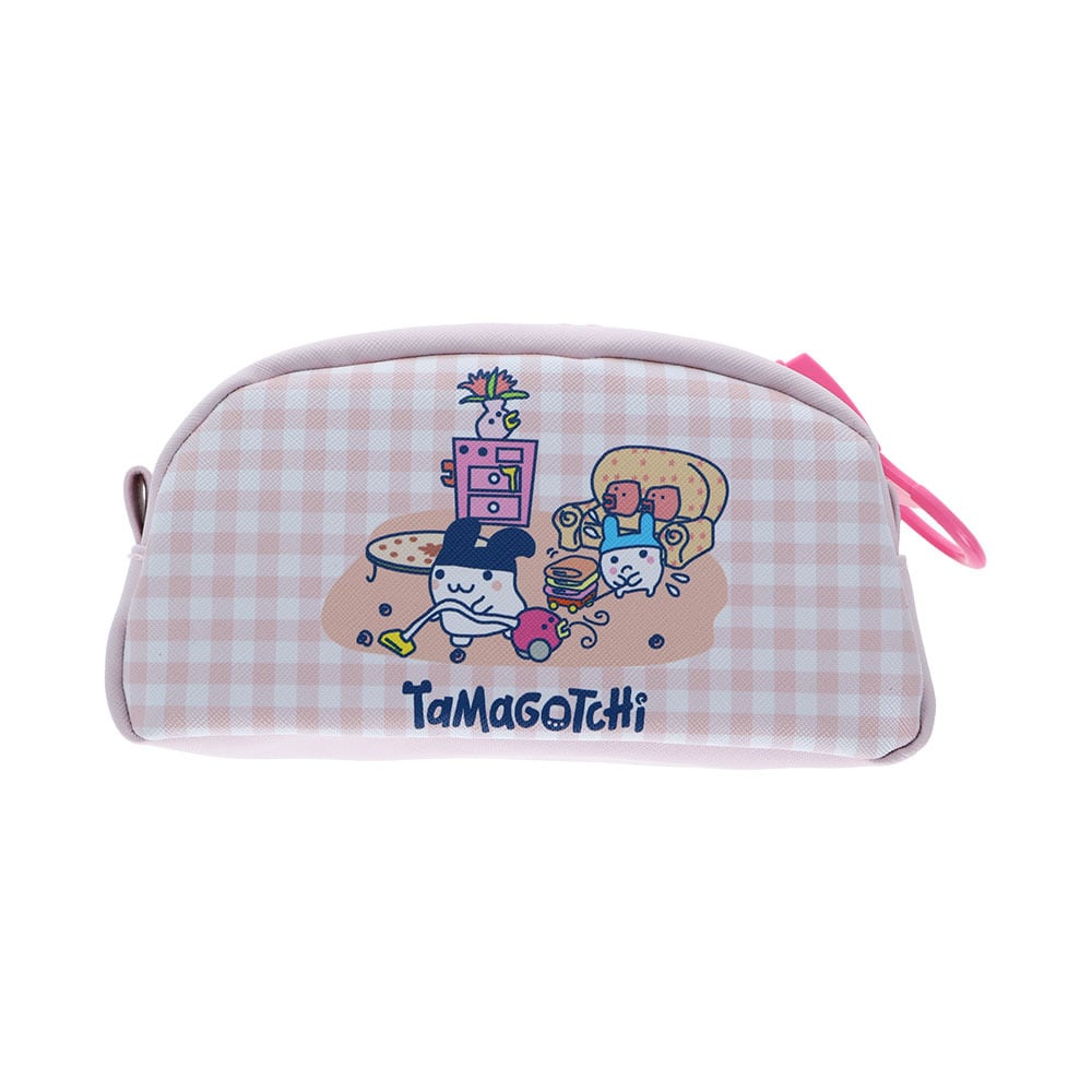 デッカジップペンケース たまごっち ピンク | てんくーどう