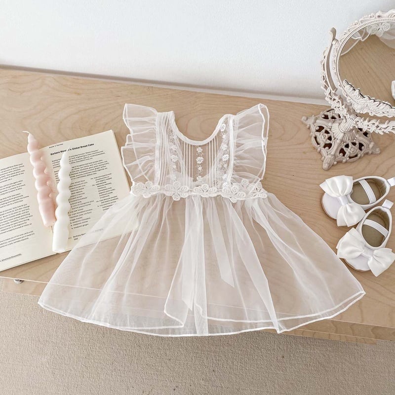 BABY】可愛いレースビスチェ、ロンパース | Dreambaby