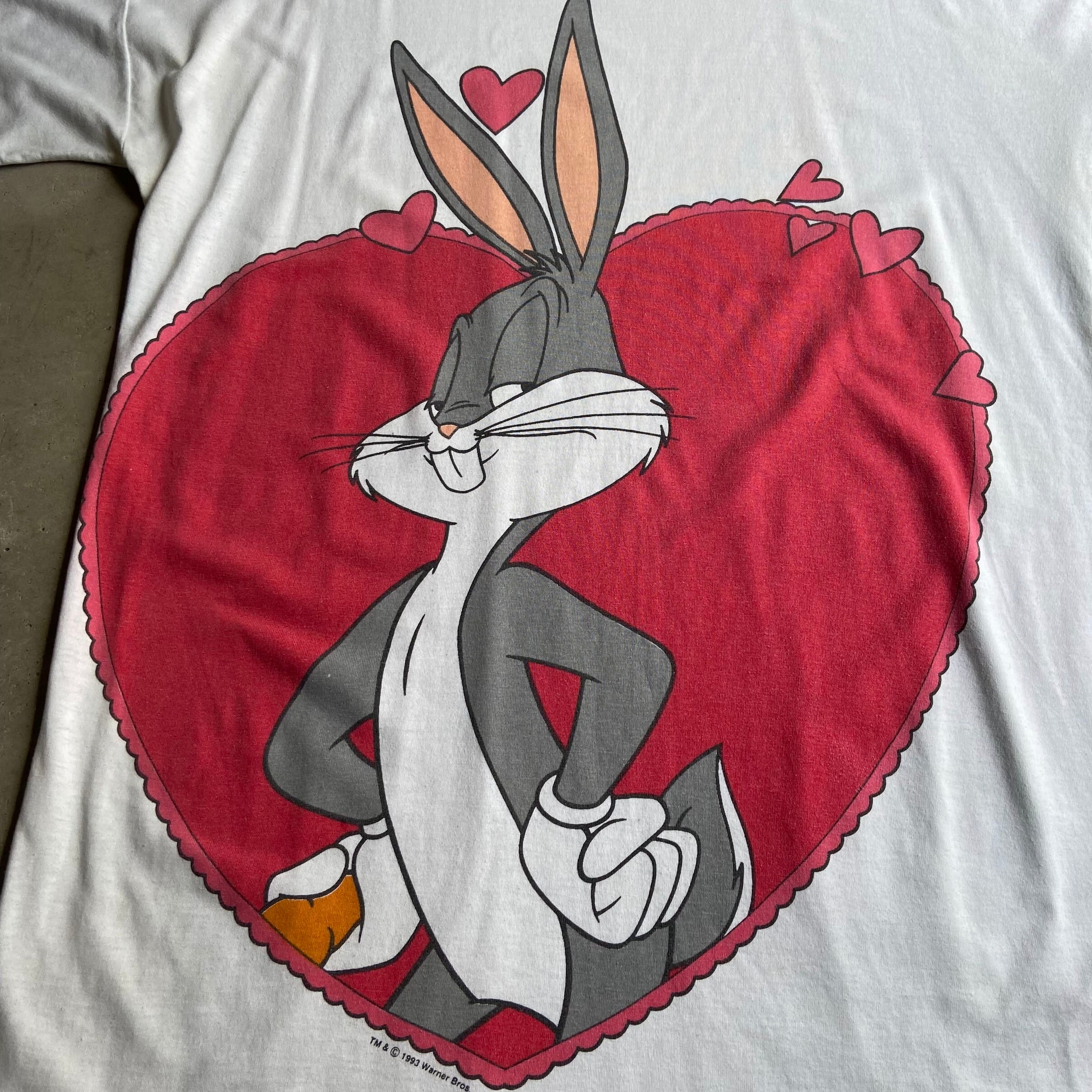 ビッグサイズ 90年代 ルーニーテューンズ バックスバニー キャラクタープリントtシャツ メンズ2xl相当 レディース 古着 Looney Tunes 90s ビンテージ ヴィンテージ ホワイト 白 Tシャツ Gss07 Cs29 30 Cave 古着屋 公式 古着通販サイト