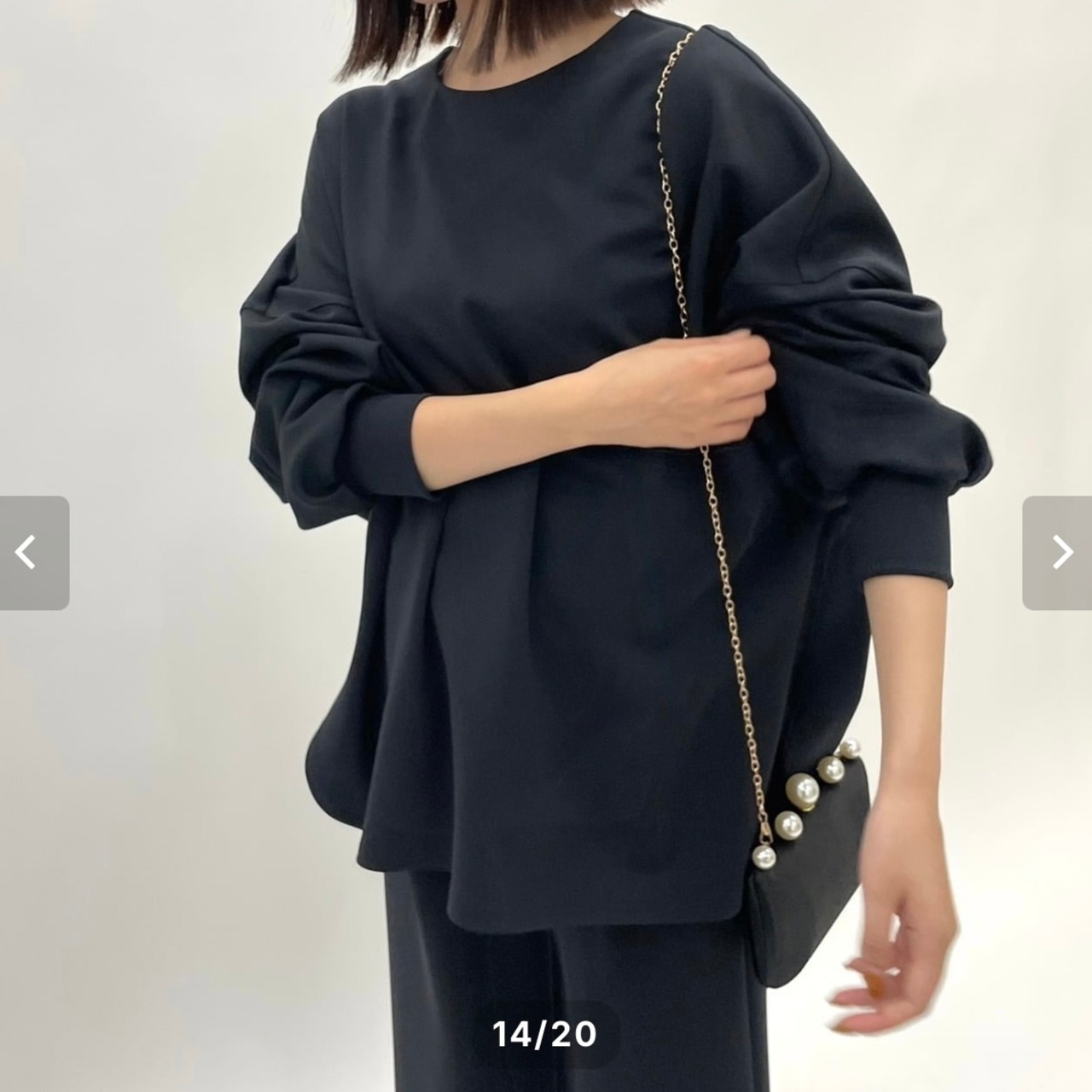再入荷しました！cafune double knit relax pullover 35934 納期/即納 