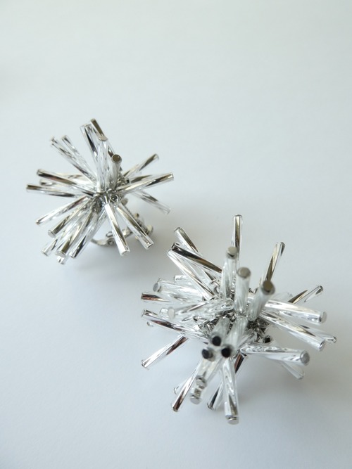 clear"TANPOPO"pierce/earrings  silver