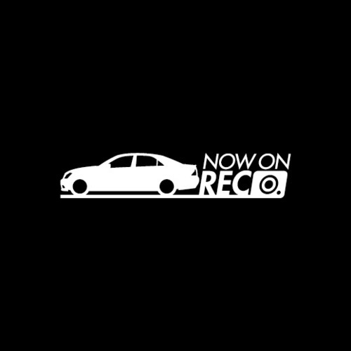 クラウンアスリート【180系】録画中 ステッカー