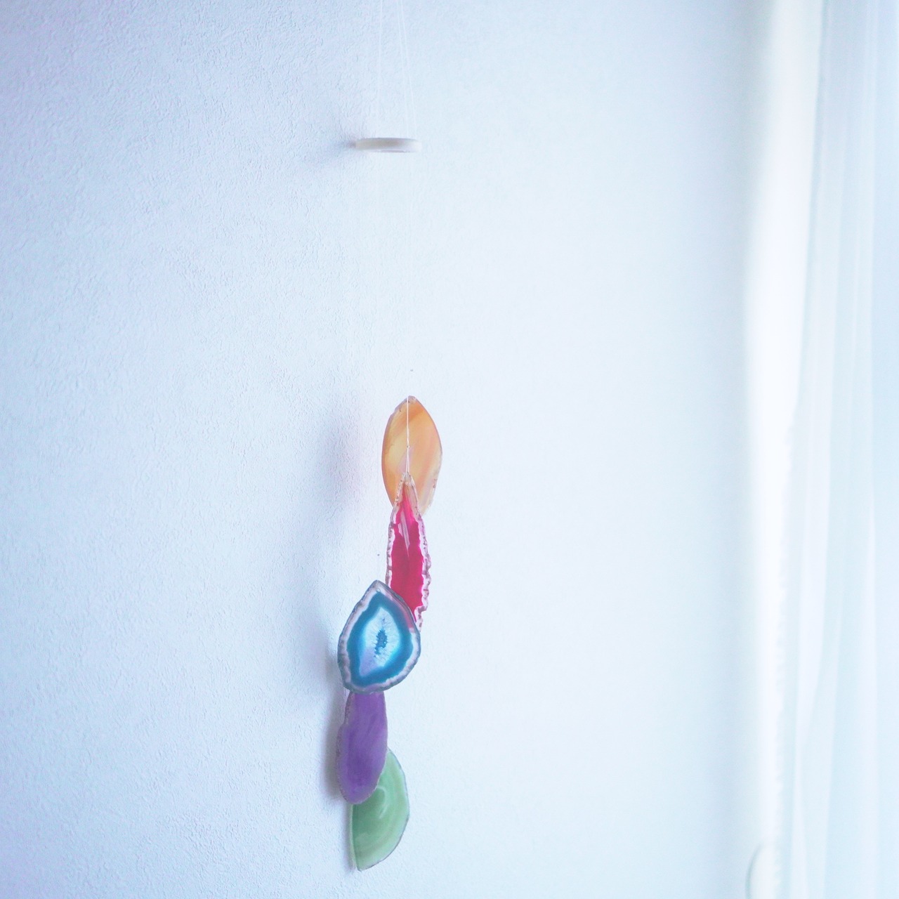 Flower Bouquet 09 - アゲートヒーリングチャイム / Agate Sun Catcher Wind Chime 279