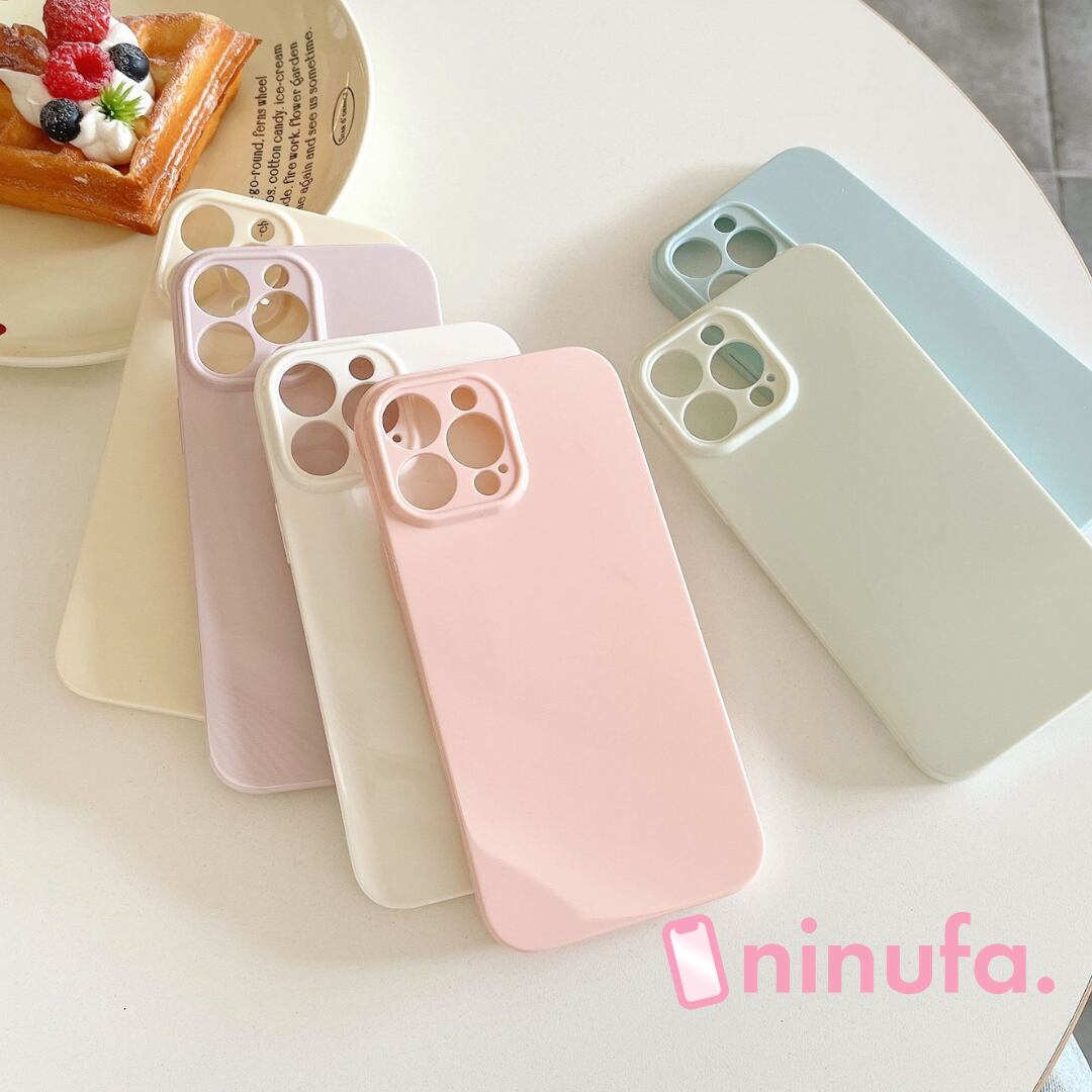 マカロンカラーがかわちぃ◎6色から選べる!iPhone14 シリーズ対応 シンプルケース カメラ保護 おしゃれ スマホケース ND-14949