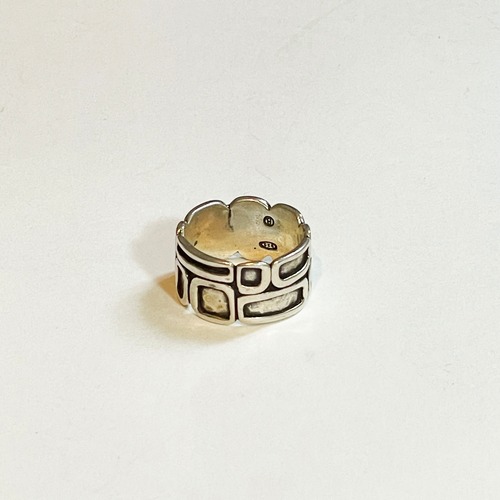 Old 925 Silver Modernist Ring