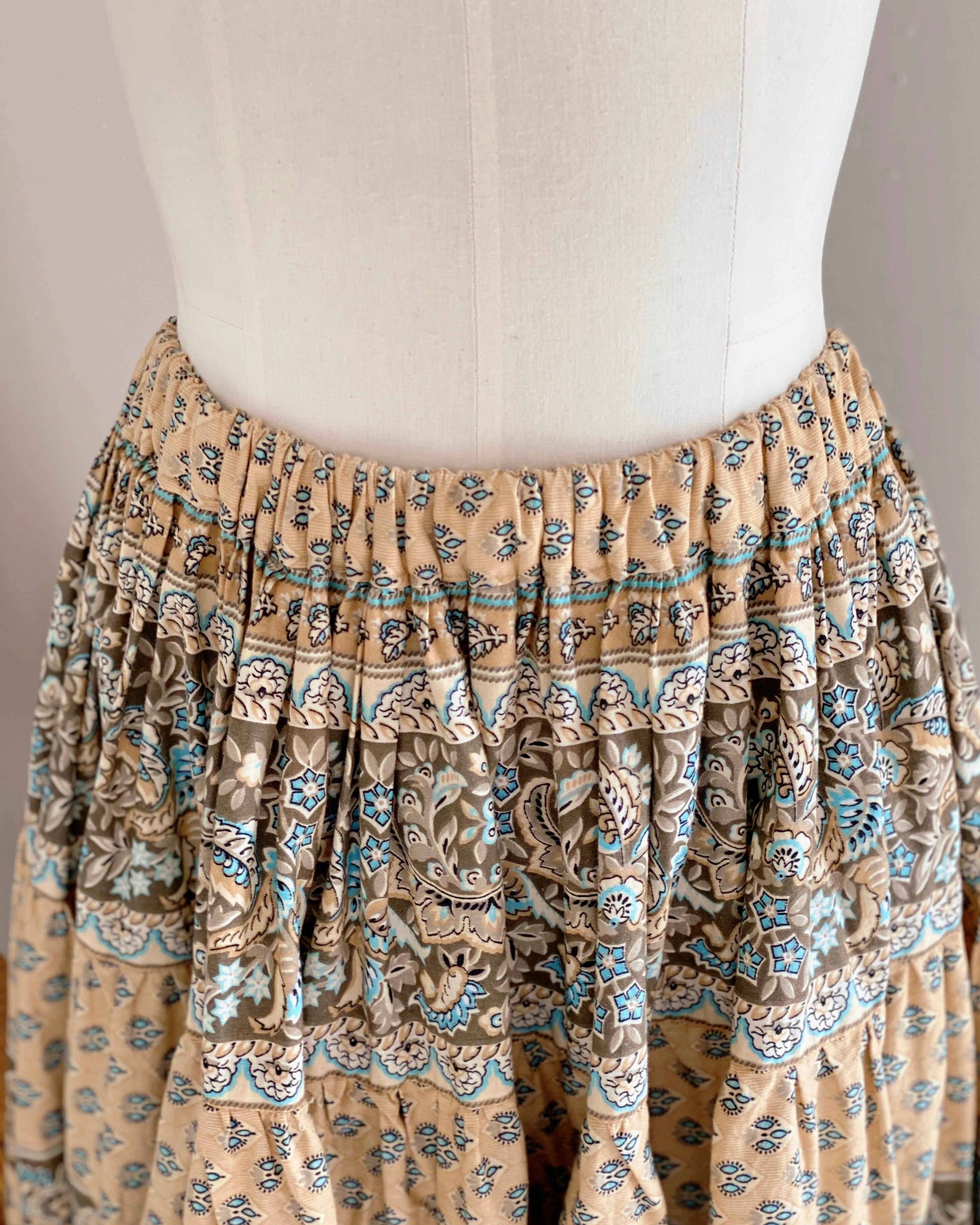 France Vintage Provence Skirt - Beige / ヴィンテージ プロヴァンス スカート - ベージュ | BOUDOIR  powered by BASE