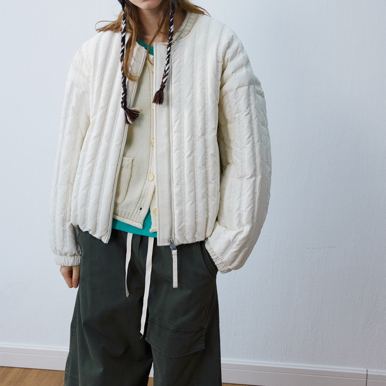 Quilted Light Down Jacket T3867