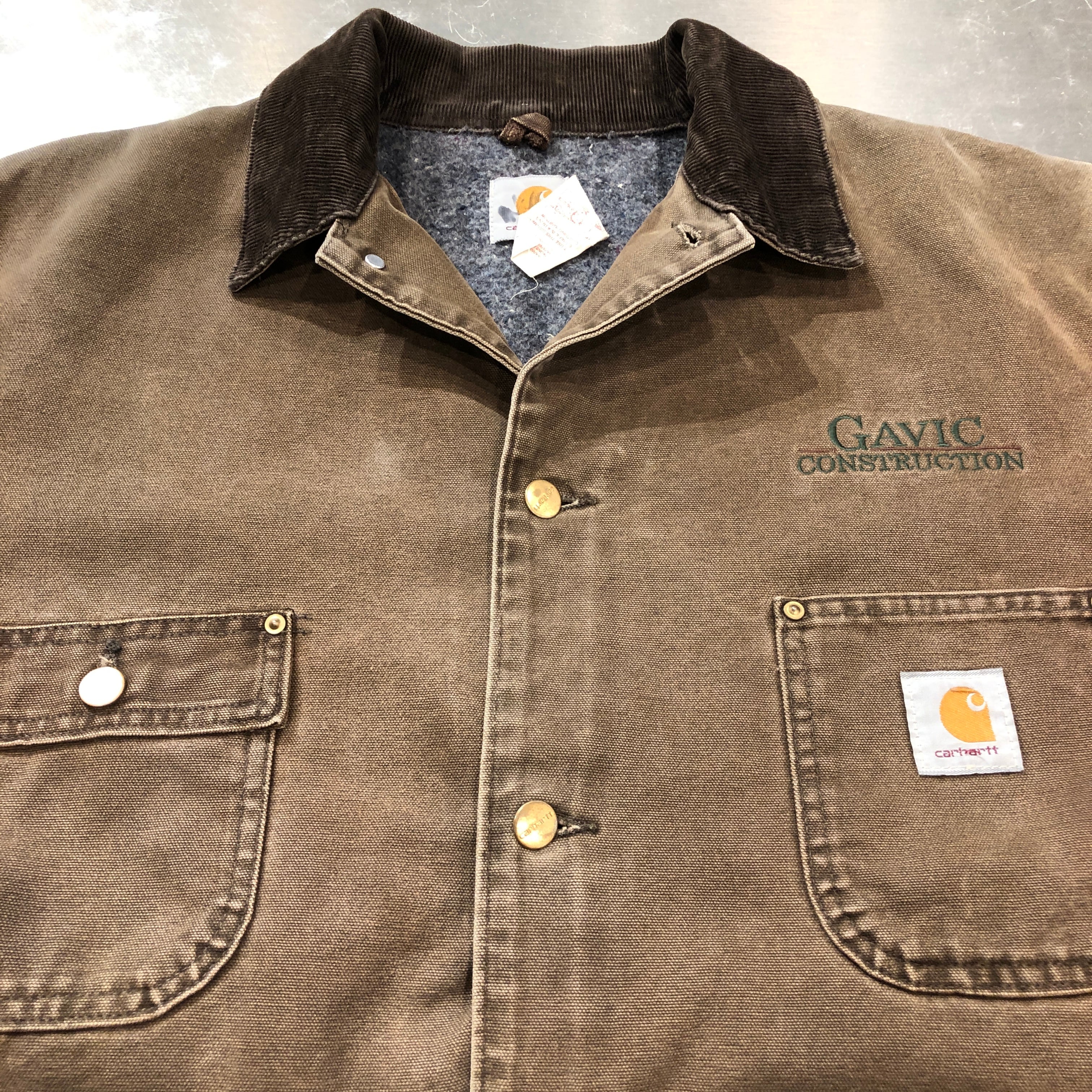 ⊕CARHARTT DUCK CHORE COAT BROWN L USA | safarionline