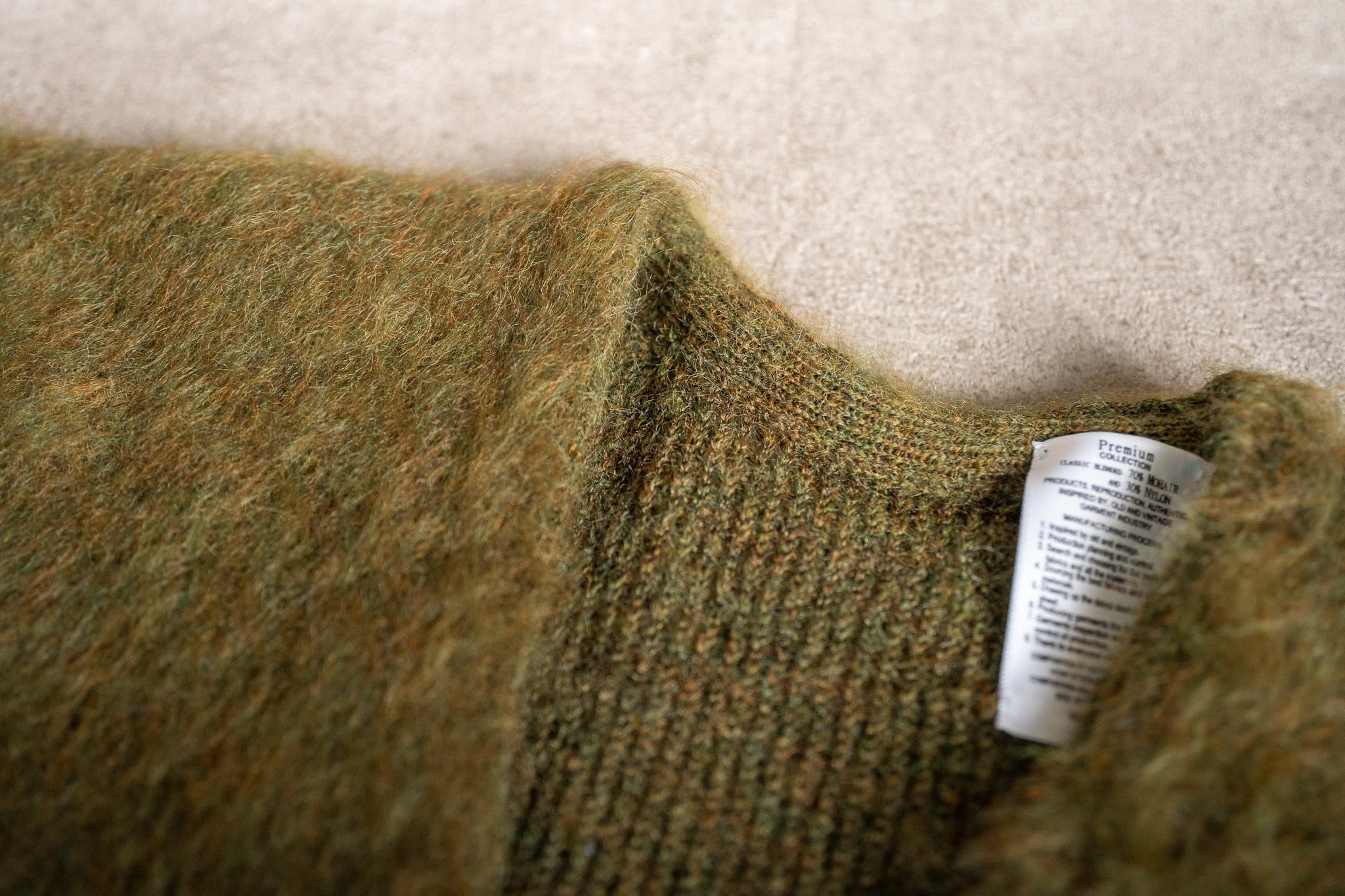 Authentic Reproduction Products®】Premium Classic Mohair Cardigan