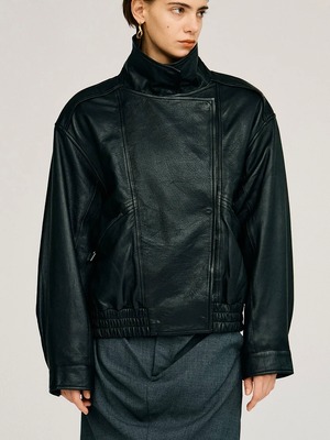 【26AW | WOMEN】PRANK PROJECT プランクプロジェクト / レザージャケット / Sheep Leather Bomber Jacket　31262216101　
