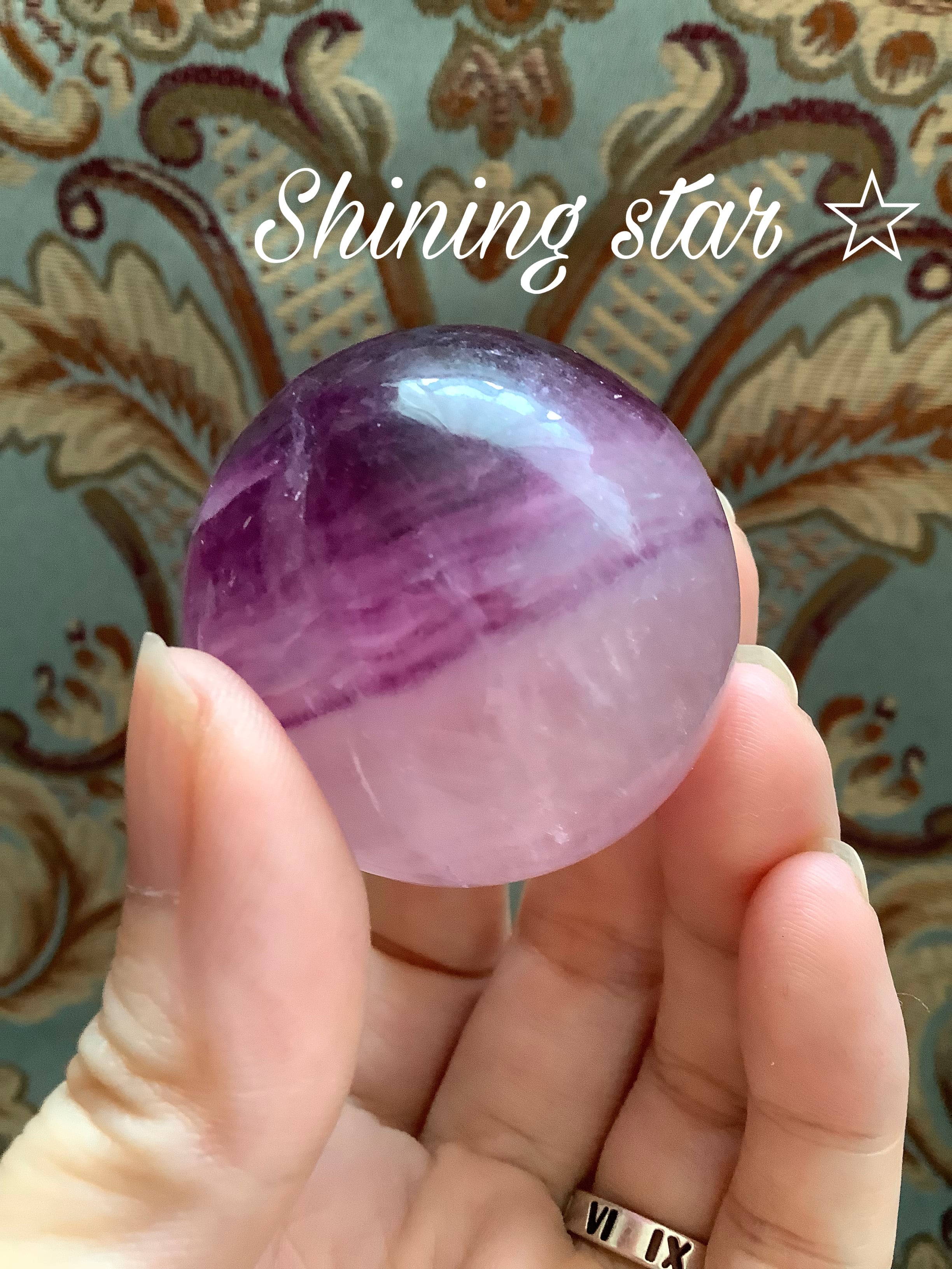 パープル✴︎マイカinフローライトスフィア | shining star☆